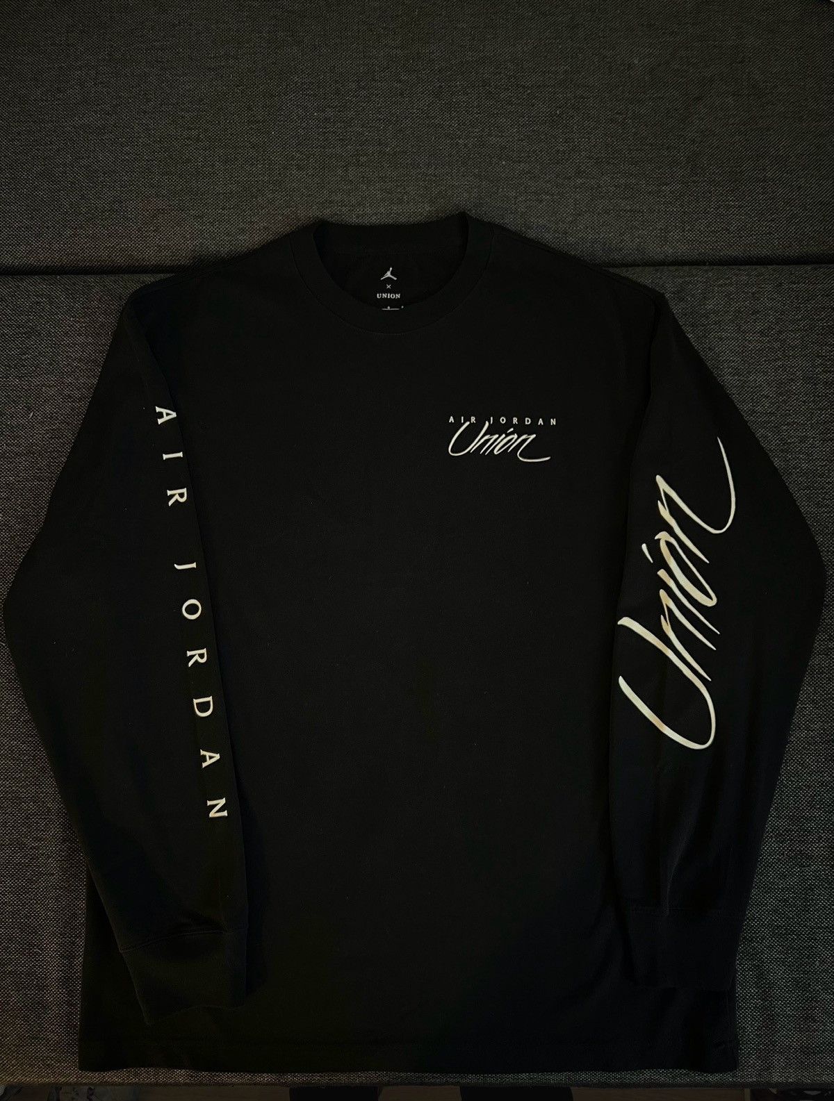 Jordan Brand × Union LA Air Jordan x Union Long-Sleeve T shirt ’Black’ Size US L / EU 52-54 / 3 - 1 Thumbnail