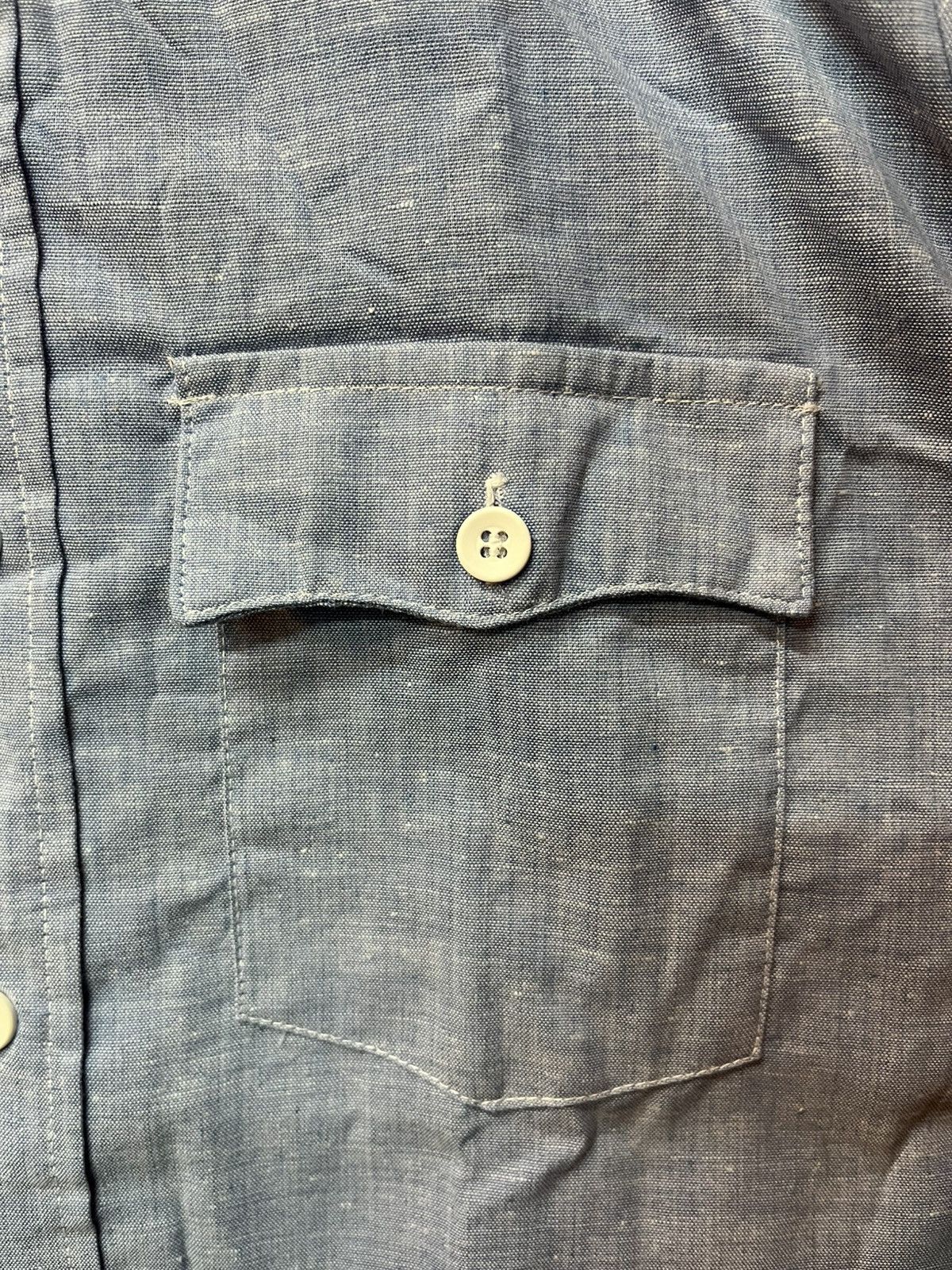 Other Vintage 1970s Pinto Western Chambray Shirt Size US S / EU 44-46 / 1 - 4 Thumbnail