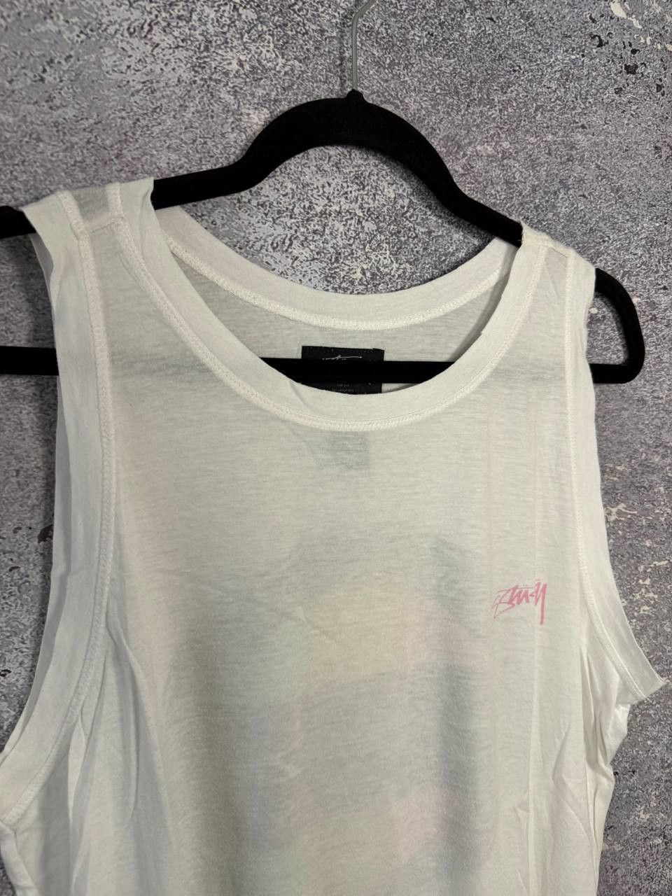 Stussy × Vintage Vintage Stussy Sleeveless Big Logo y2k Medium Size US M / EU 48-50 / 2 - 6 Thumbnail