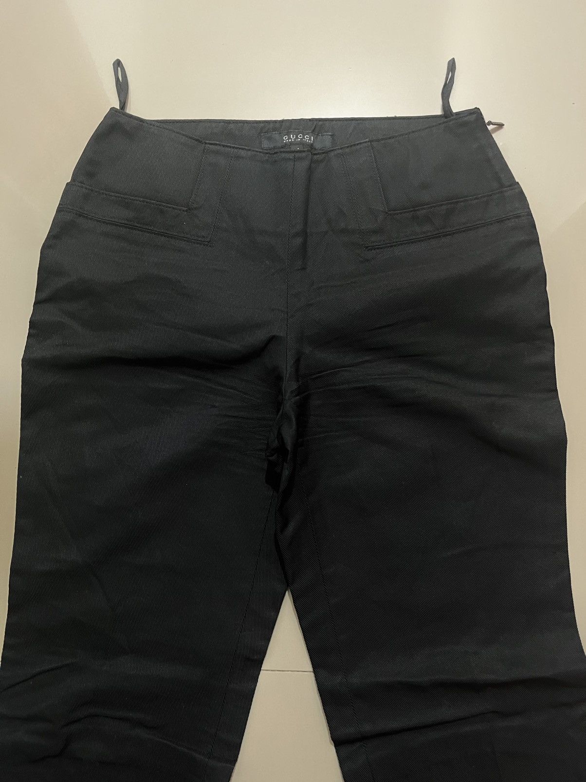 Gucci FW2003 GUCCI BY TOM FORD BUCKLE FLARED PANTS Size US 28 / EU 44 - 3 Thumbnail