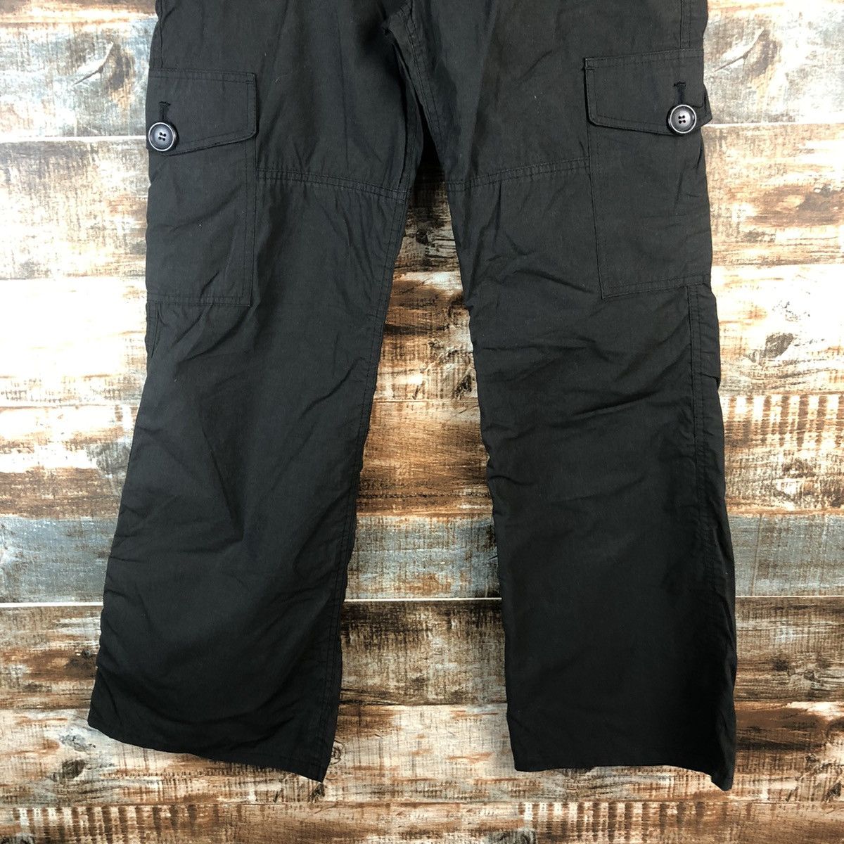 Japanese Brand DL Japanese Brand Black Cargo Multipocket Pants #C702 Size US 28 / EU 44 - 6 Thumbnail
