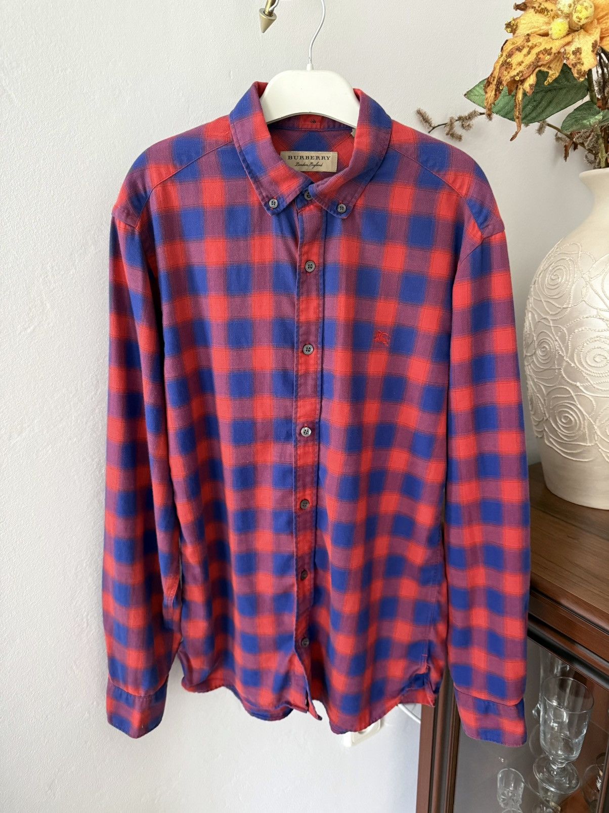 Burberry Burberry Check Shirt Button Up Size US S / EU 44-46 / 1 - 1 Thumbnail