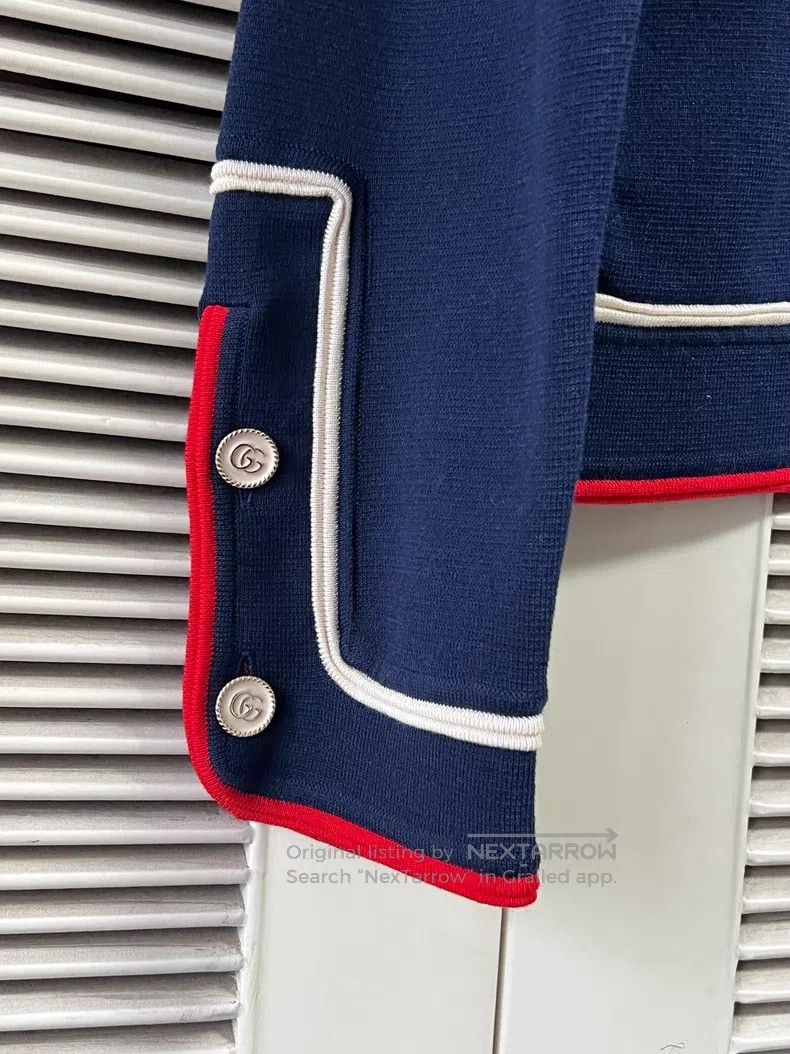 Gucci Gucci Colour-blocked knitted cardigan coat Size S / US 4 / IT 40 - 5 Thumbnail