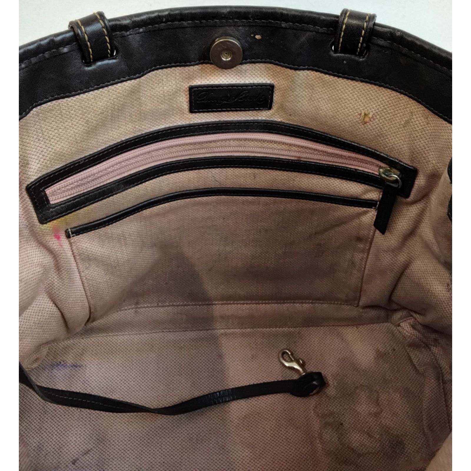 Dooney & Bourke Dooney & Bourke Handbag Red Croc Embossed Leather VTG Size ONE SIZE - 12 Thumbnail