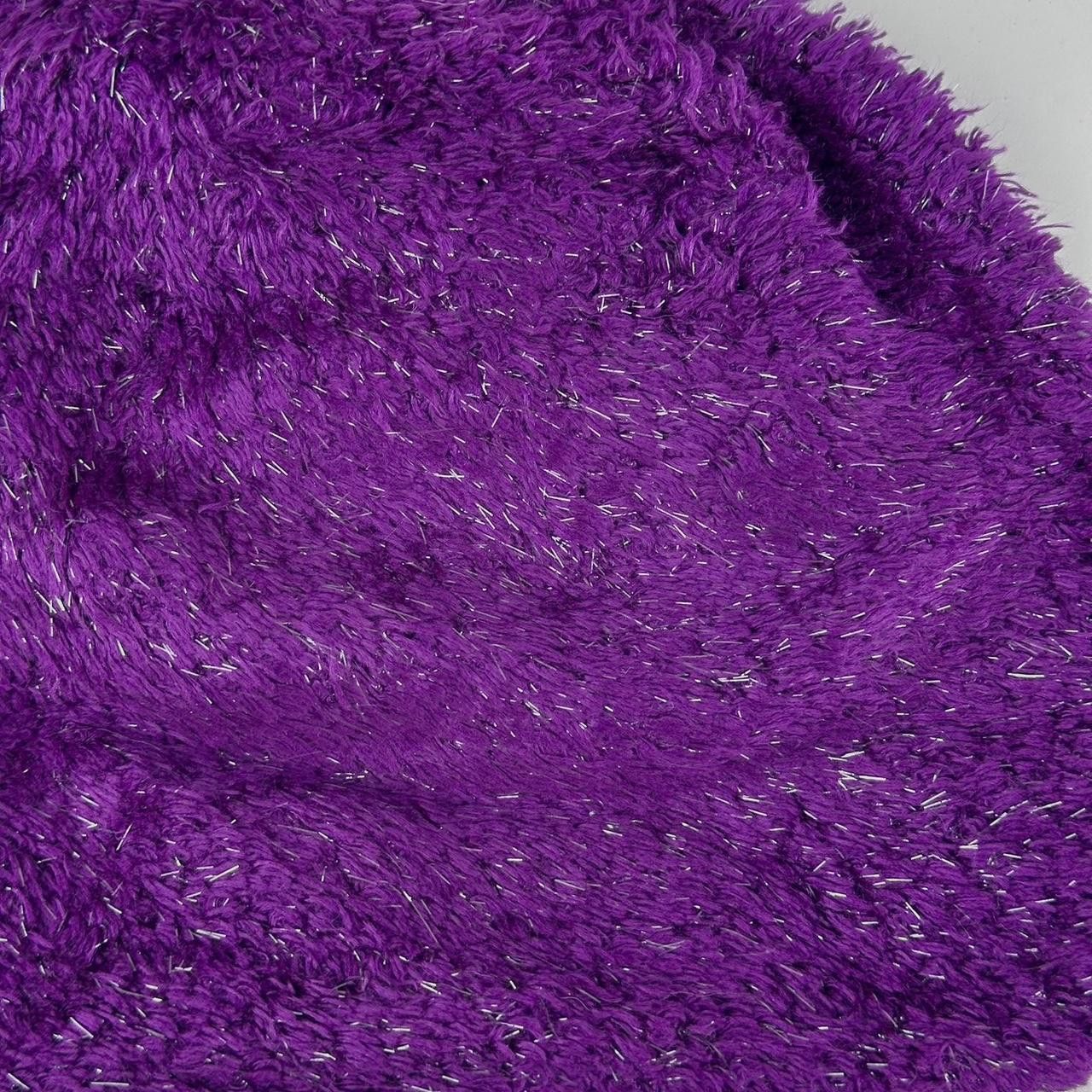 Other ASTROBOI* 'Candy Shop' Purple Metallic Rhinestone Beanie Hat Size ONE SIZE - 5 Thumbnail