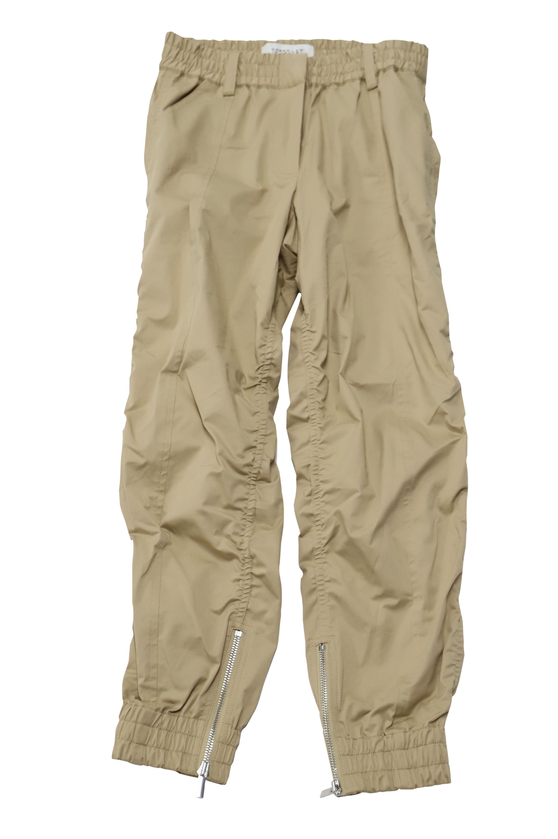 Derek Lam 10 Crosby Derek Lam Phoenix Joggers in Beige Cotton Size 25" / US 0 / IT 36 - 1 Thumbnail