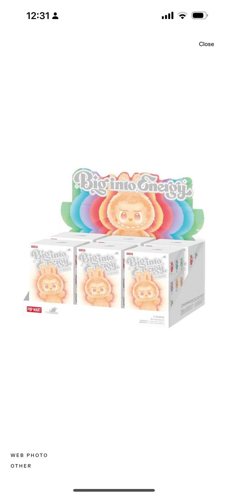 POP MART Big Into Energy Pop Mart Set of 6 Size ONE SIZE - 1 Thumbnail