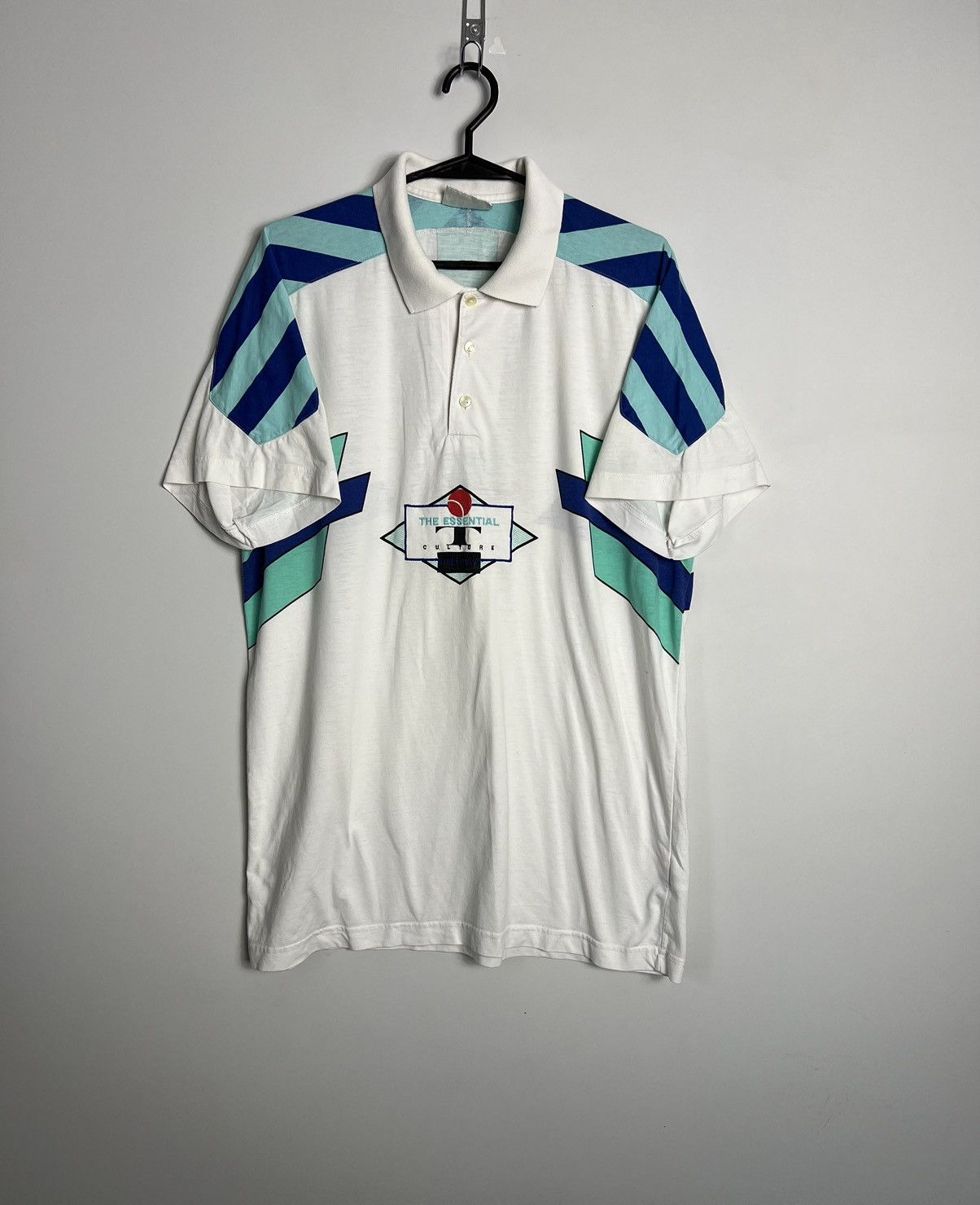 Adidas 80’s Tshirt Adidas The Essential Vintage 80’s Size US L / EU 52-54 / 3 - 1 Thumbnail