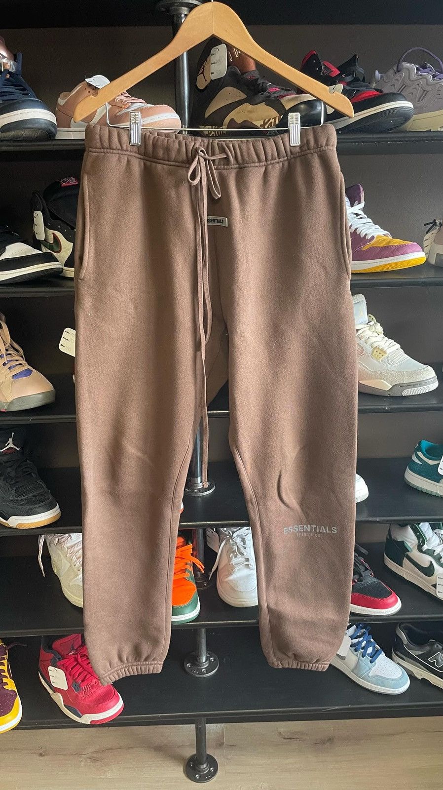 image of Essentials Ss20 Brown Joggers, Men's (Size 32)