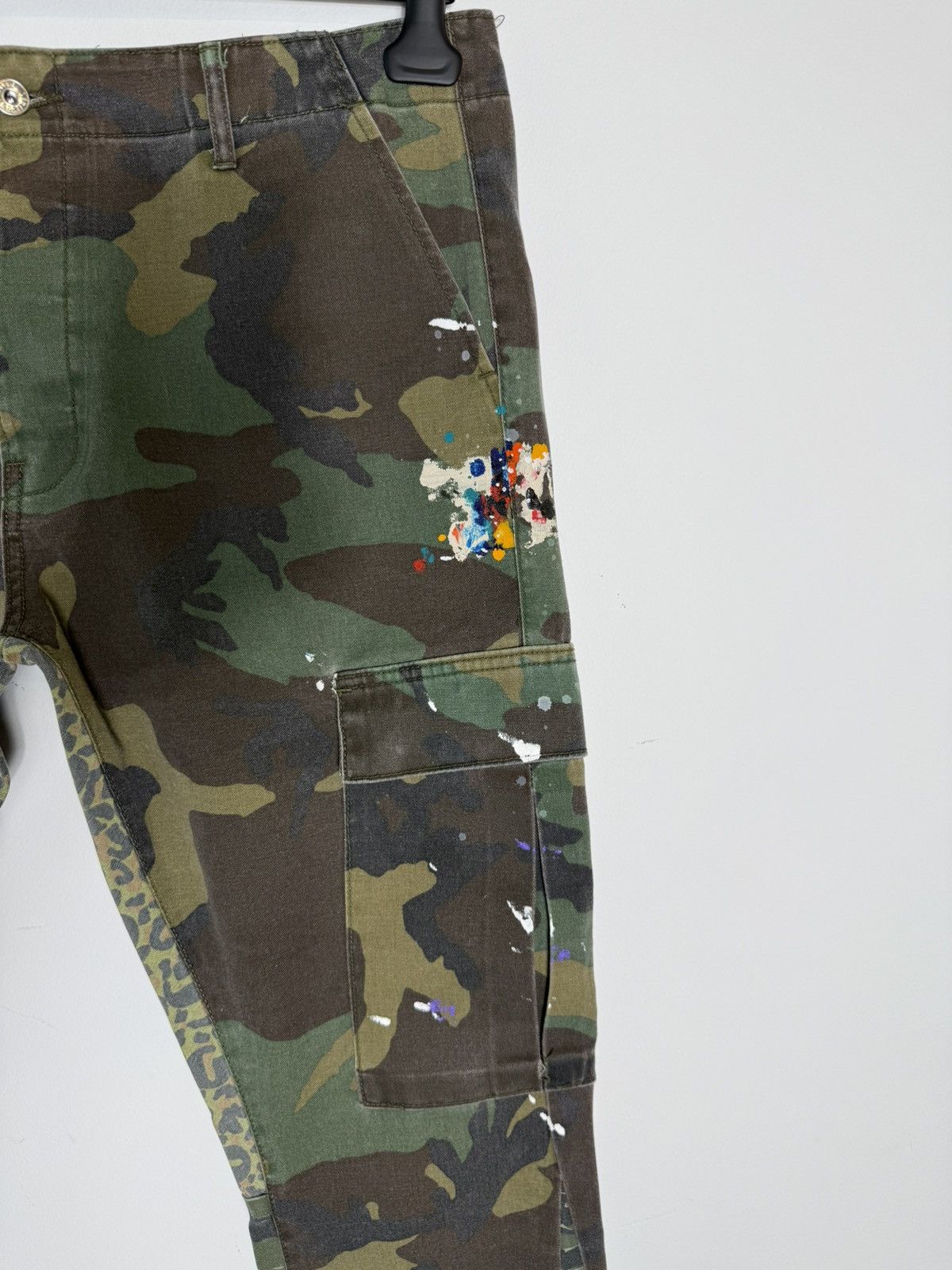 Gallery Dept. Gallery Dept Camo Flares Jeans W34 Paint Distressed Size US 34 / EU 50 - 4 Thumbnail