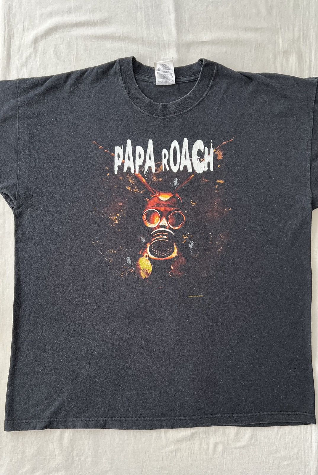 Band Tees Vintage 2000 Papa Roach Infest Nu Metal Band Black T-shirt Size US XL / EU 56 / 4 - 4 Thumbnail