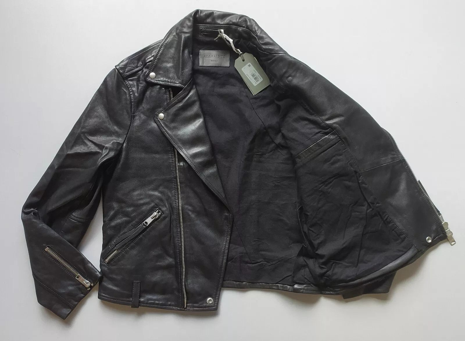 Allsaints ALLSAINTS Allen Leather Biker Jacket IFD 0746 Size US S / EU 44-46 / 1 - 7 Thumbnail