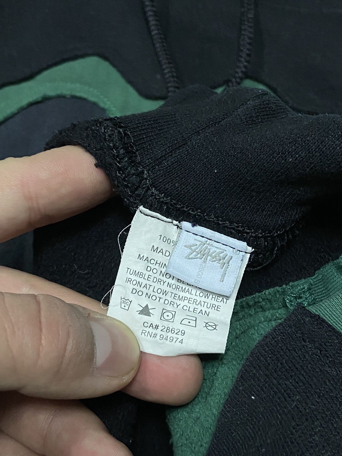 Nike Stussy reworked Y2K stains custom hoodie Size US L / EU 52-54 / 3 - 6 Thumbnail