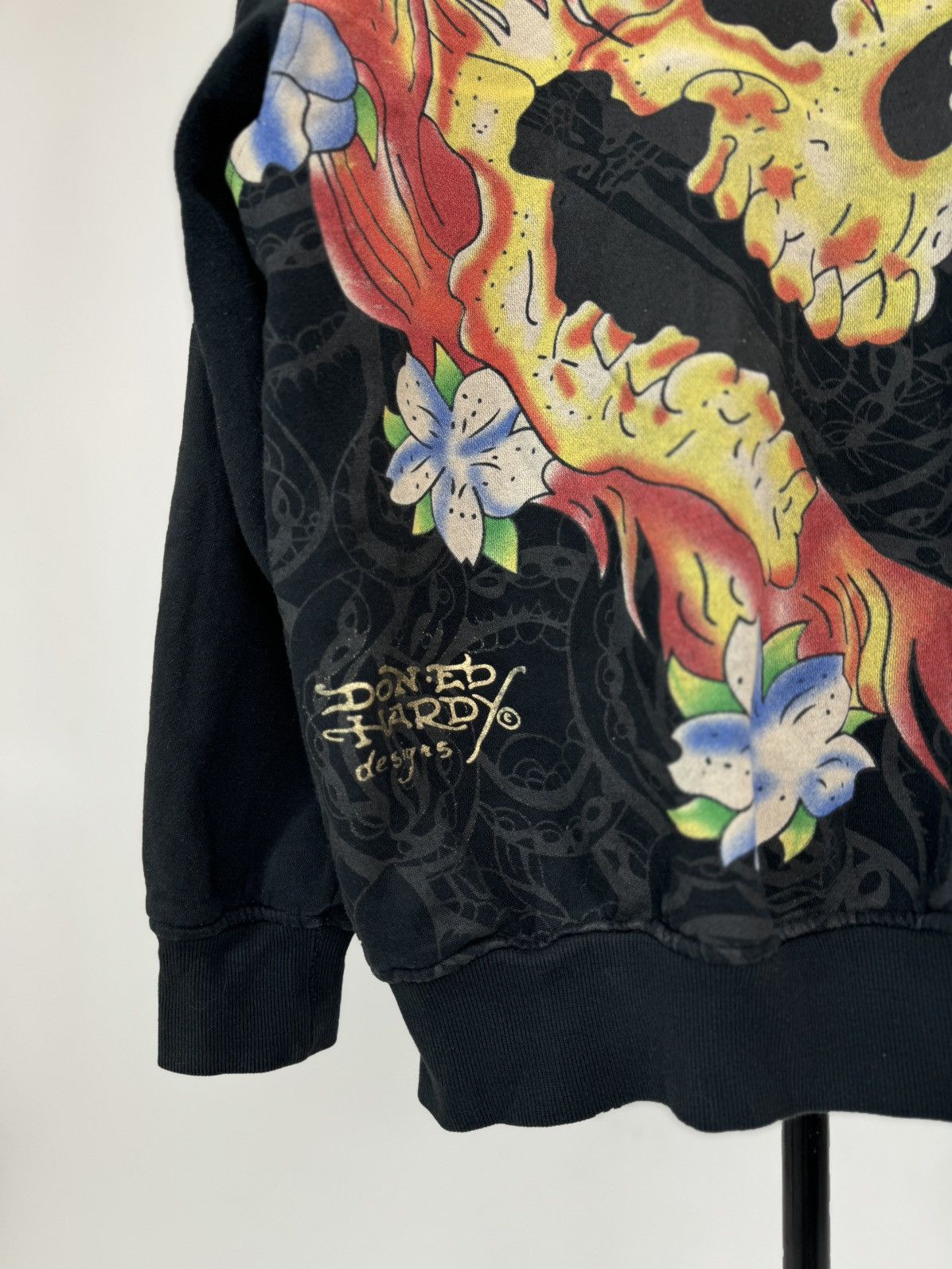 Christian Audigier × Ed Hardy Ed Hardy Zip Hoodie Size US L / EU 52-54 / 3 - 5 Thumbnail
