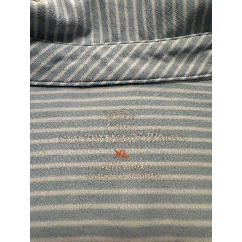 Southern Tide Southern Tide silver striped polo size XL Size US XL / EU 56 / 4 - 4 Thumbnail