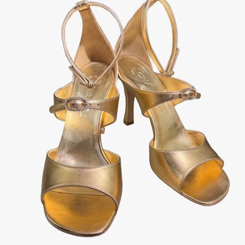 Chanel o1h1sh10526 Heeled Sandals in Gold Size US 8 / IT 38 - 1 Preview