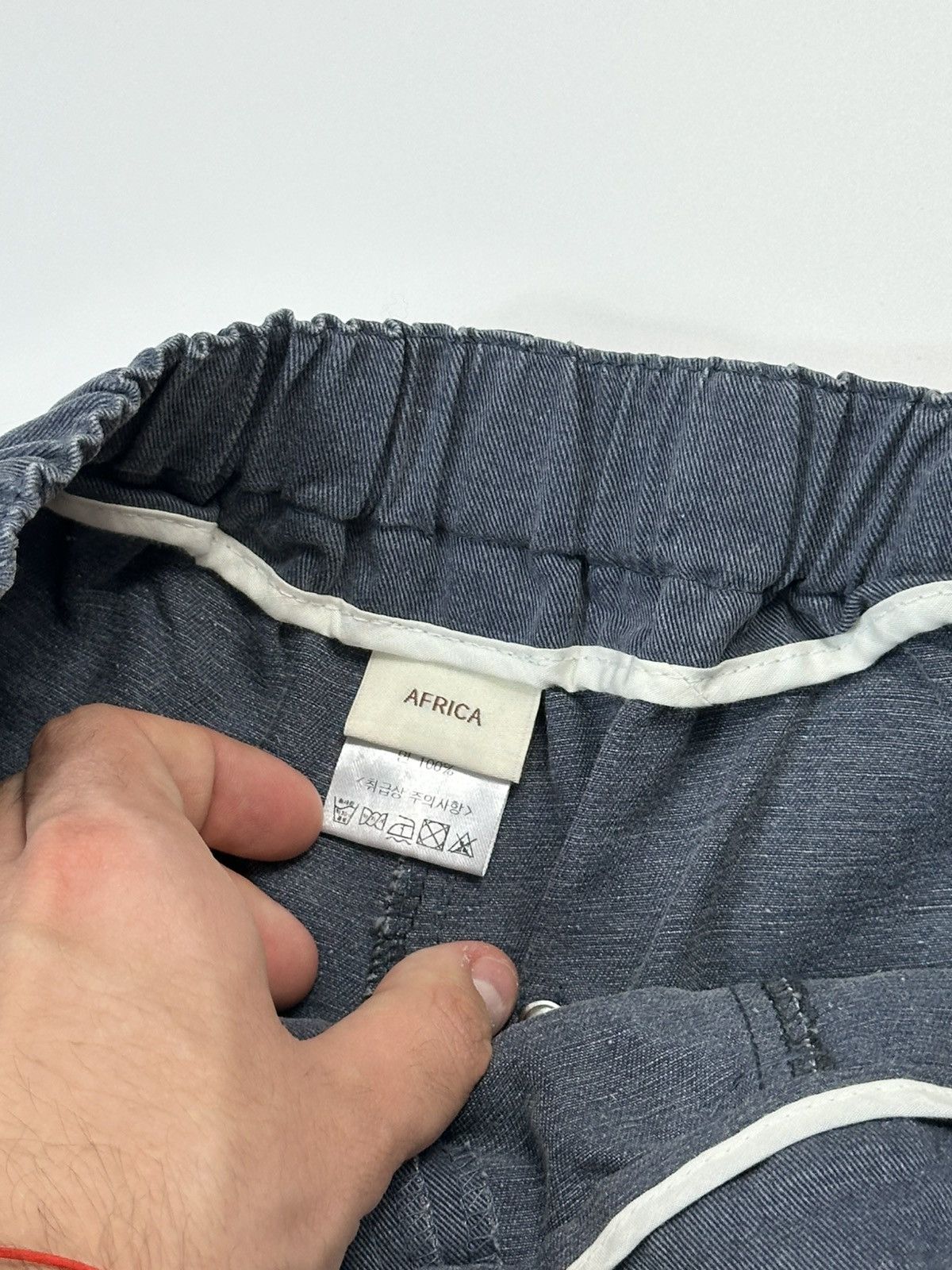 Other Africa Baggy Oversizw Pants Made In Korea Blue Size US 35 - 11 Thumbnail