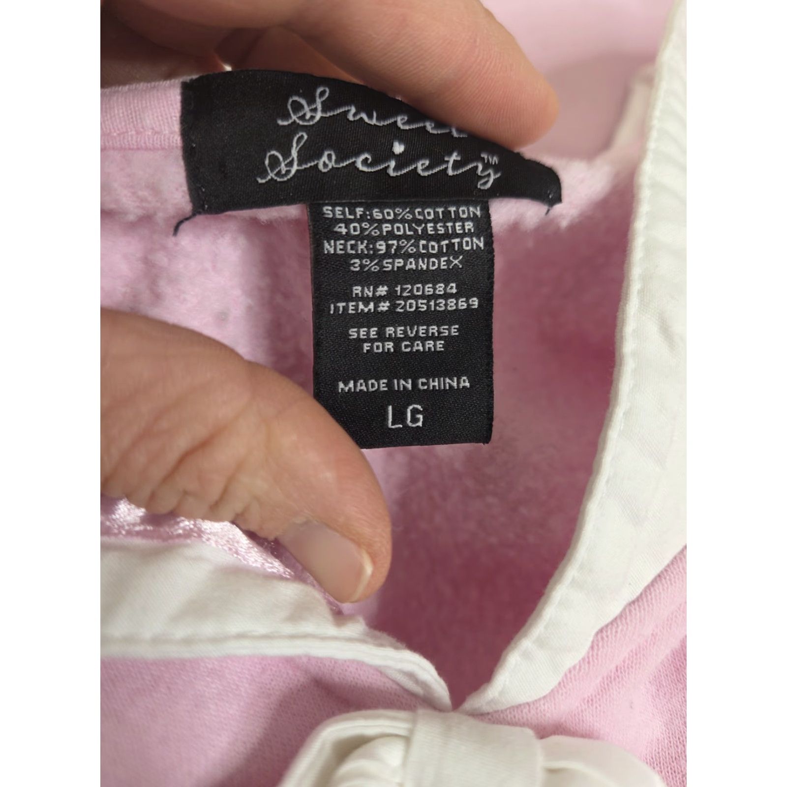 Vintage VINTAGE Villager Sailor Collar Pink Pastel Sweater Shirt L Womens Knitted Nautical Bow Pullover Size L / US 10 / IT 46 - 3 Thumbnail