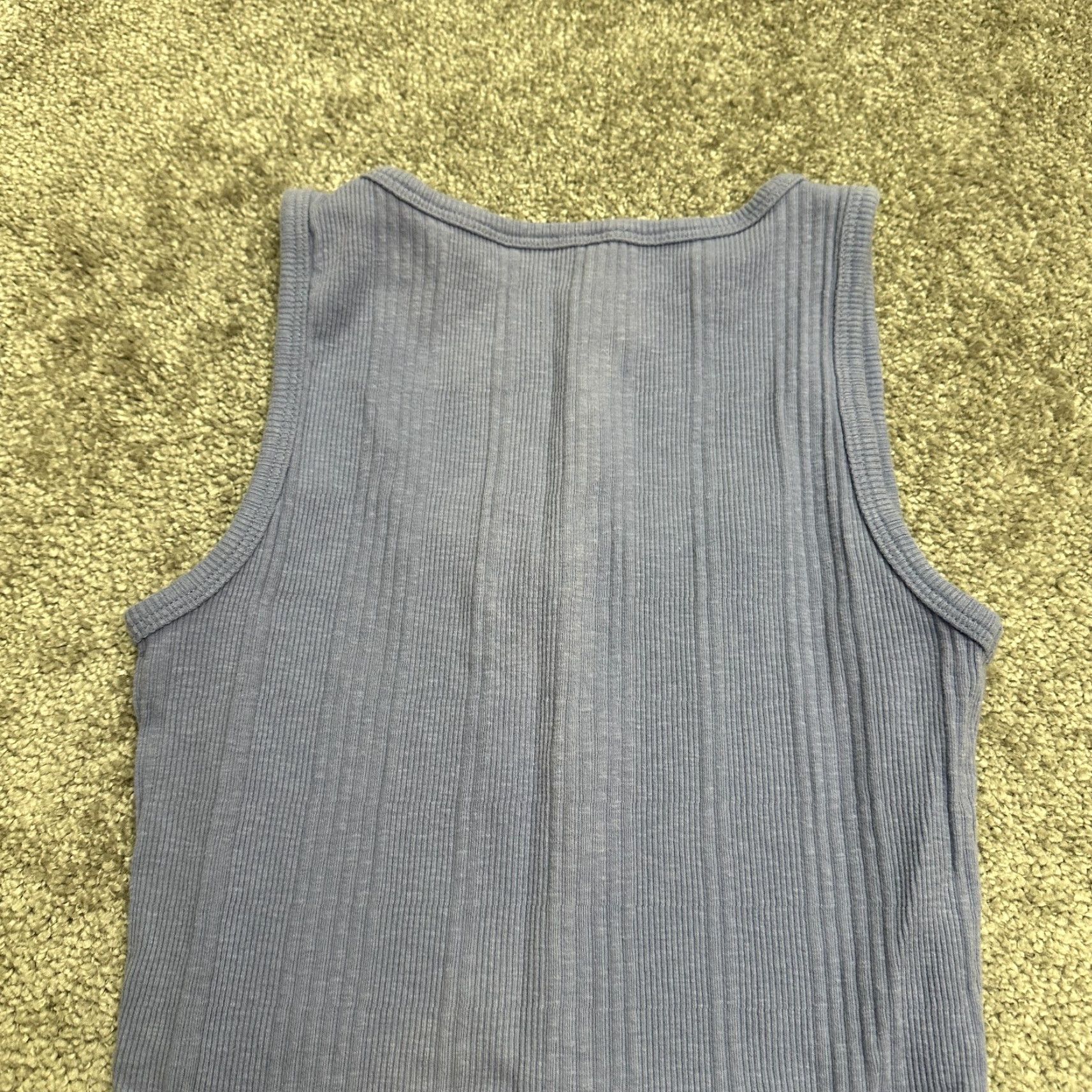 Jockey Jockey Tank Women Small Solid Purple Scoop Neck Cotton Ribbed Knit Size S / US 4 / IT 40 - 4 Thumbnail