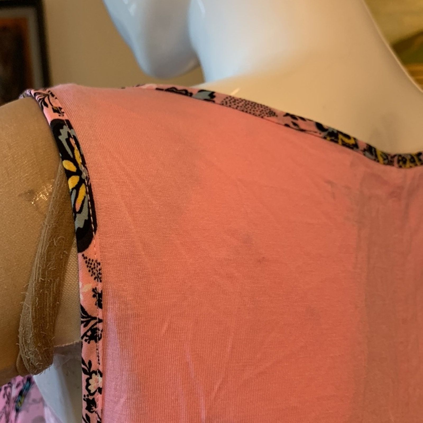 Loft LOFT pink floral sleeveless cami tank top Size L / US 10 / IT 46 - 6 Thumbnail