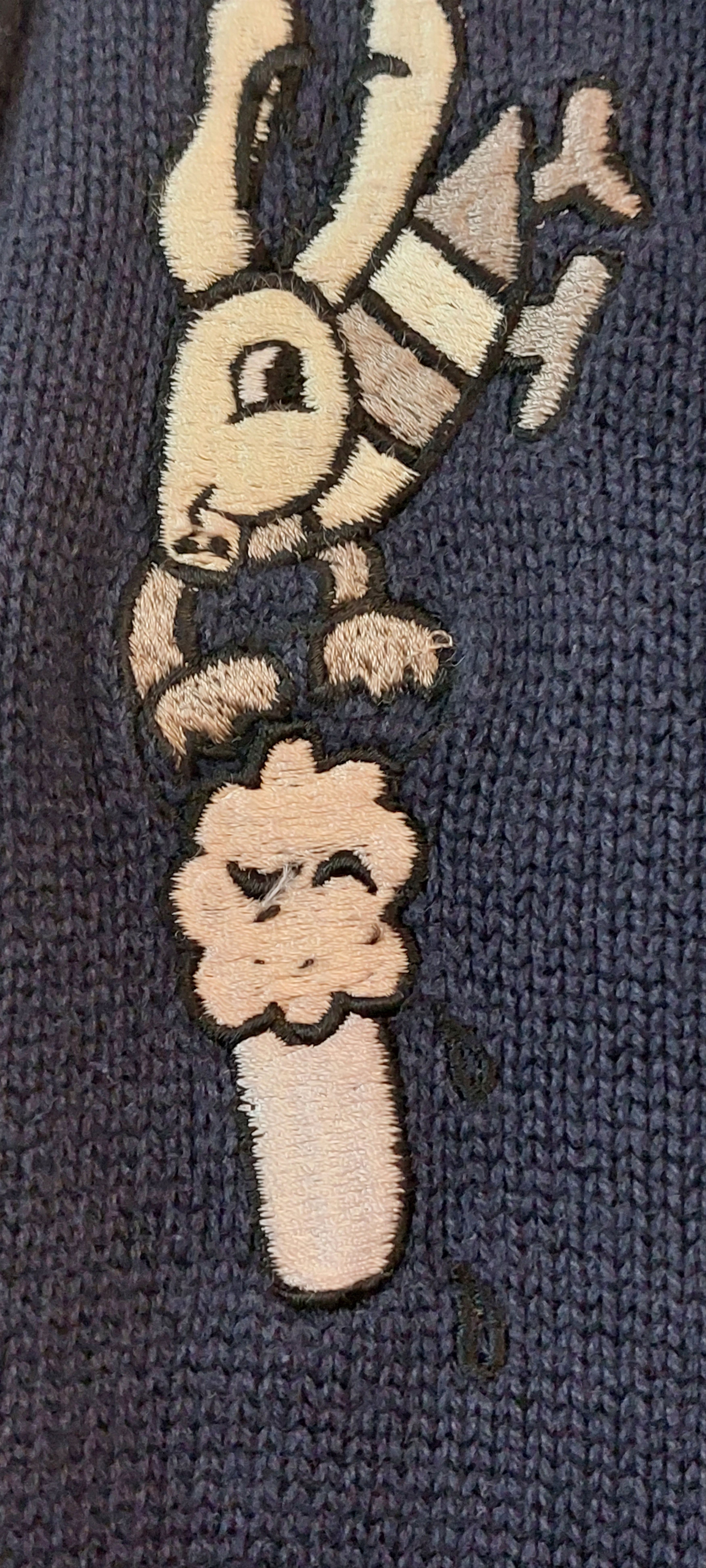Vintage Custom "Country Life" Heavy Cotton Sweater Size S / US 4 / IT 40 - 7 Thumbnail