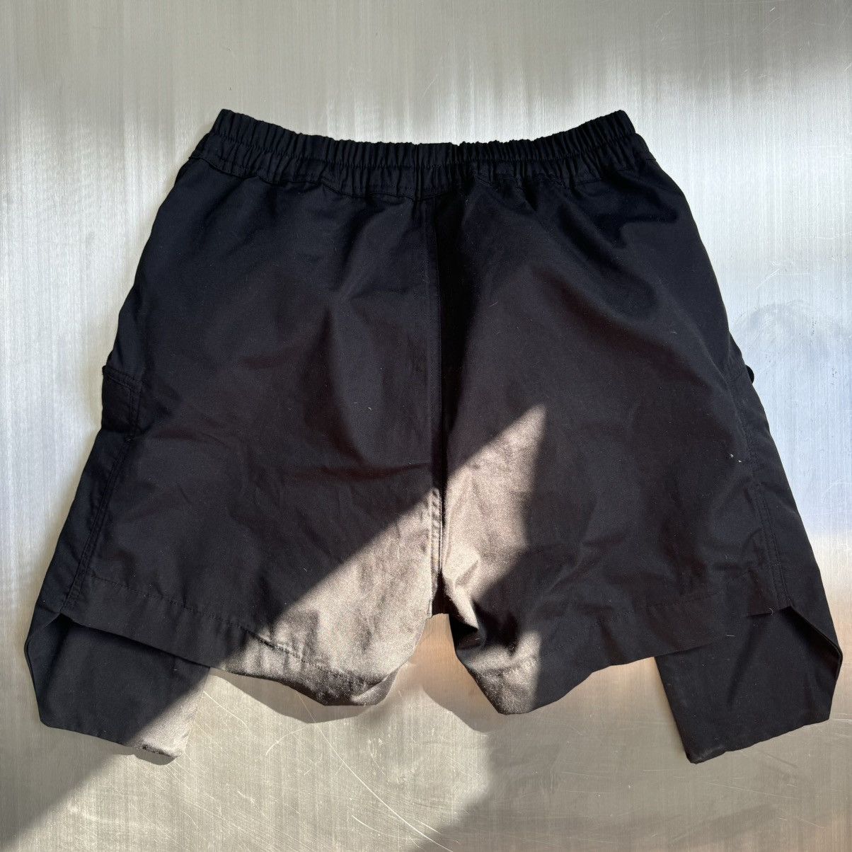 パンツ Rick Owens FOGACHINE Bauhaus Shorts 46 Rick Owens DRKSHDW Bauhaus Shorts - Dark Dust Cotton Canvas