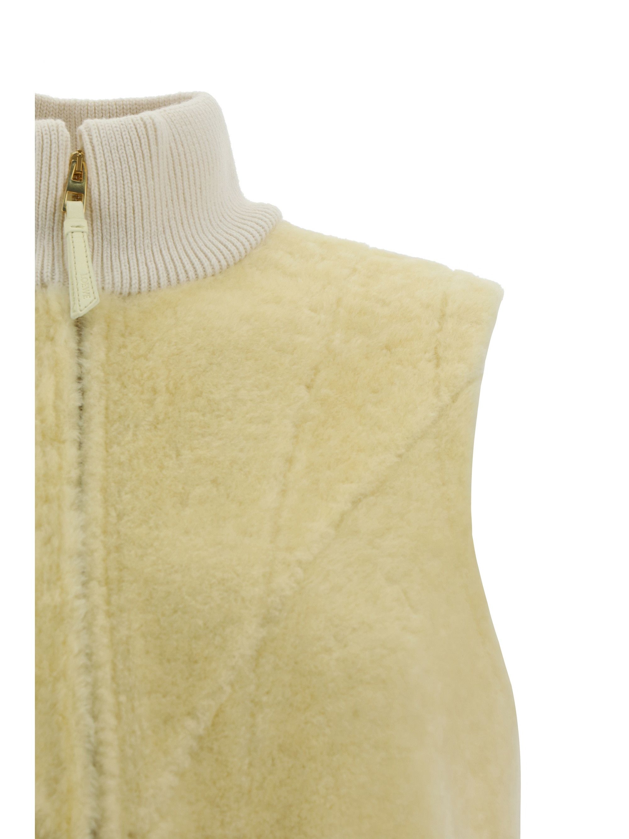 Loewe o1y1025 Vest in Pastel Yellow Size L / US 10 / IT 46 - 3 Thumbnail