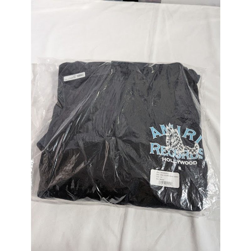 Amiri o1rshd1 Records Wolf Hoodie in Black Size US M / EU 48-50 / 2 - 19 Thumbnail