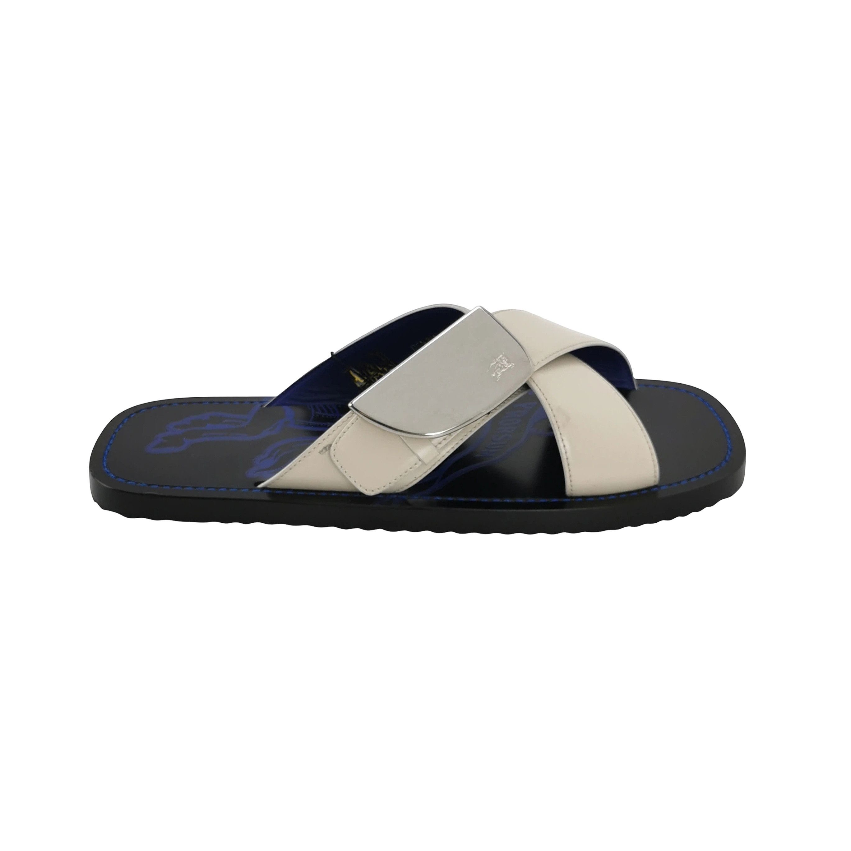 Burberry Burberry Leather Buckle Sandals 43 Size US 10 / EU 43 - 1 Thumbnail