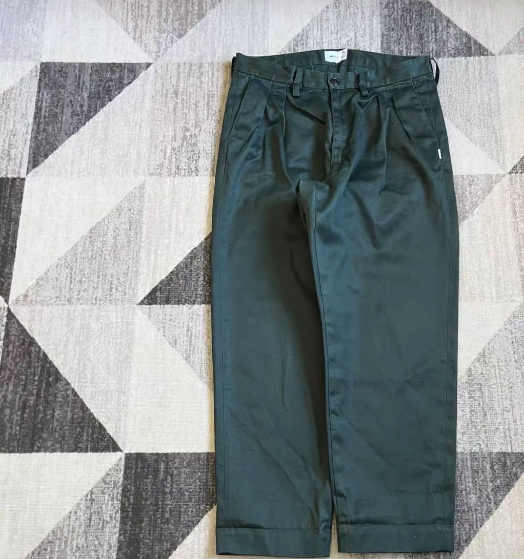 Wtaps WTAPS 21SS TUCK Double Pleat Twill Loose Casual Pants J16 Size US 34 / EU 50 - 1 Thumbnail