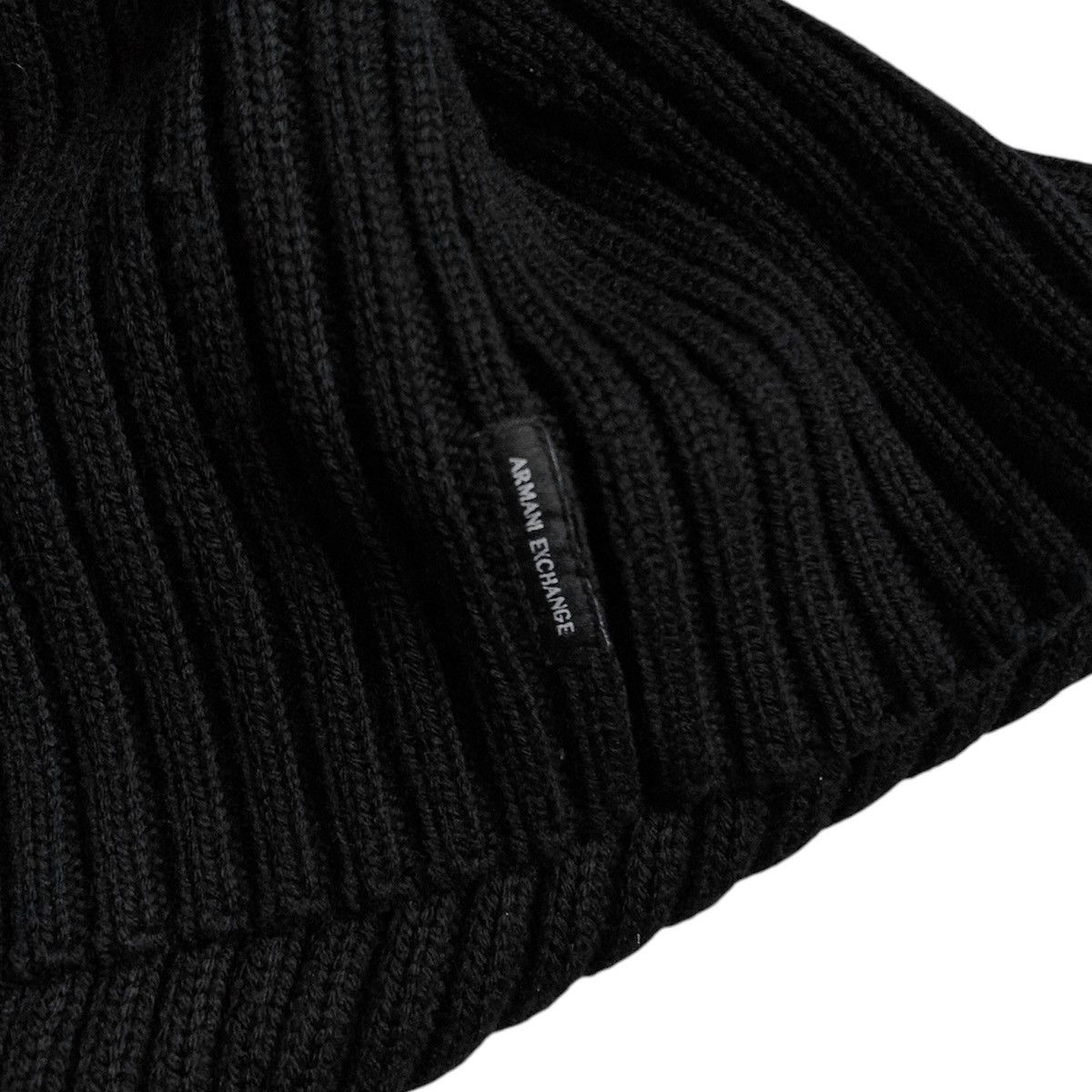 Giorgio Armani 🧿wool/cotton ribbed cable knit turtleneck sweater black Size US XL / EU 56 / 4 - 2 Thumbnail