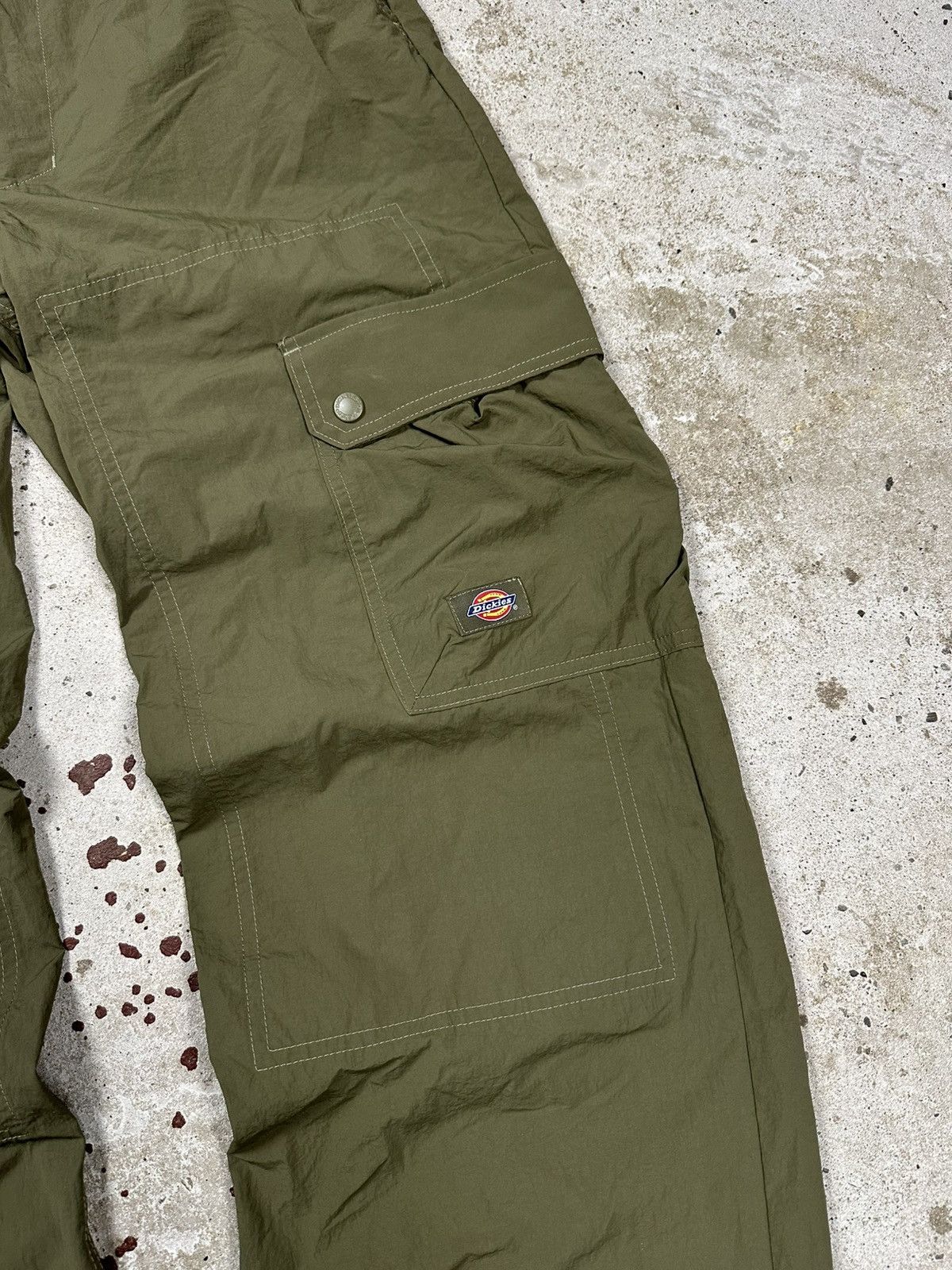 Dickies × Vintage Dickies Olive Jackson Track Cargo Baggy Pants Size US 30 / EU 46 - 5 Thumbnail