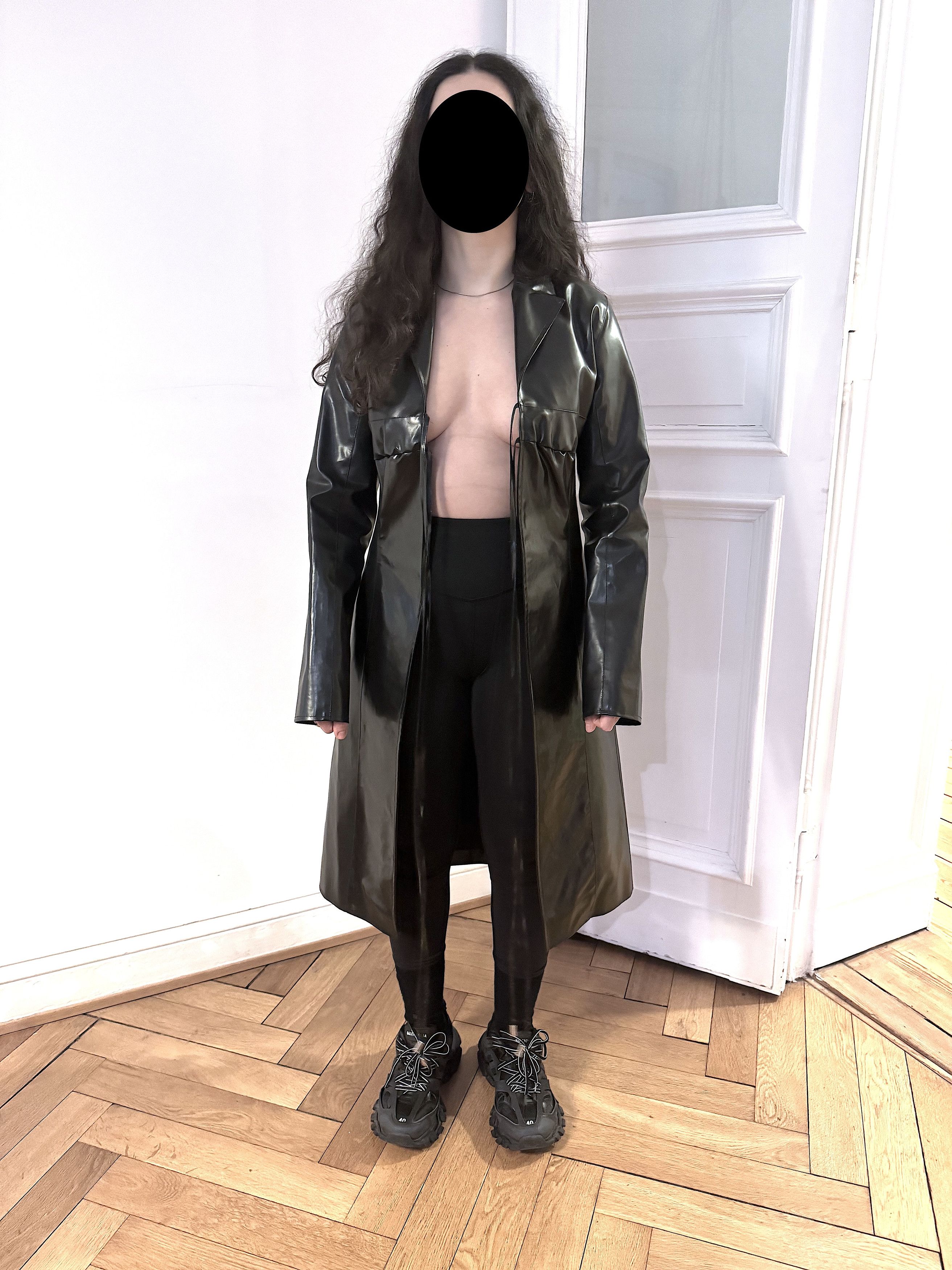 Other Supriya Lele S/S 2020 Rubber Vinyl Bra Coat Sz M Size M / US 6-8 / IT 42-44 - 9 Thumbnail