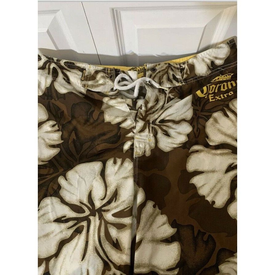 Other Corona Extra Bottle Label Men's Sz 34 Board Shorts pockets M Size US 34 / EU 50 - 3 Thumbnail