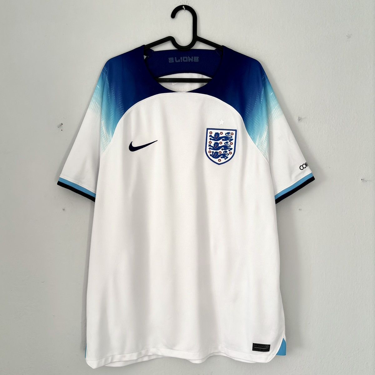 Nike 2022 2023 England Nike Euro Home Away Kit Soccer Jersey Tee Size US XL / EU 56 / 4 - 2 Thumbnail