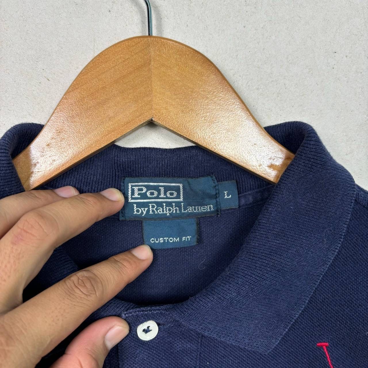 Polo Ralph Lauren Vtg Polo Ralph Lauren LXVII Big Pony Polo Shirt Navy Large Size US L / EU 52-54 / 3 - 4 Thumbnail