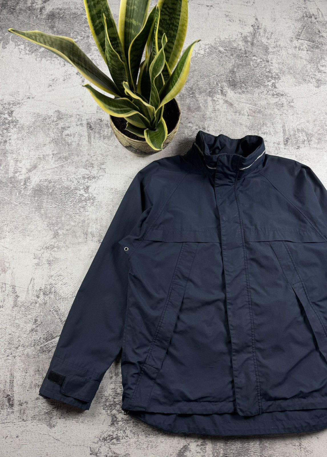 Hackett Vintage Hackett London Blue Windbreaker Bomber Light Jacket Size US M / EU 48-50 / 2 - 2 Thumbnail
