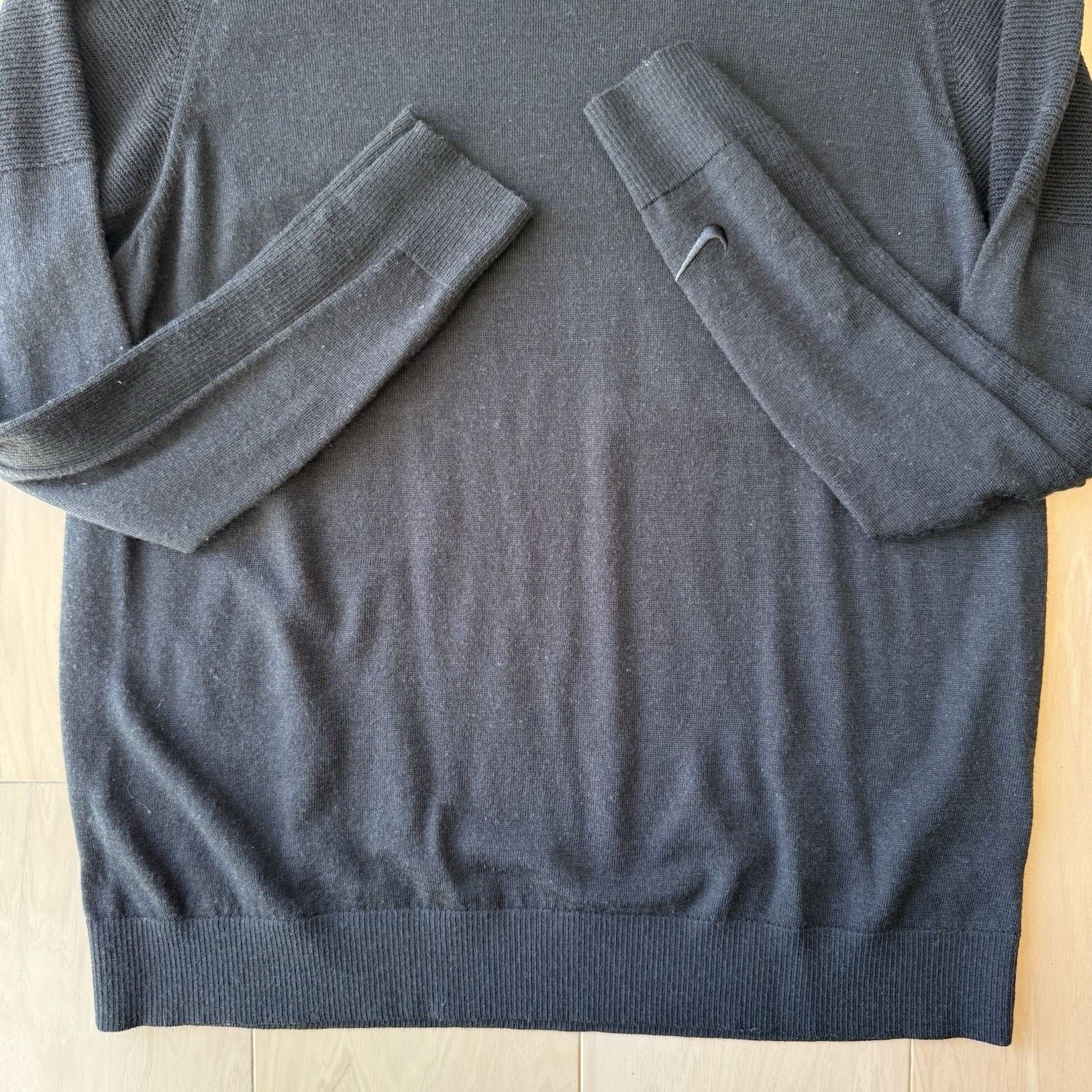 Nike Nike Tiger Woods Sweater Large Black Polyester Wool Pullover Size US L / EU 52-54 / 3 - 5 Thumbnail