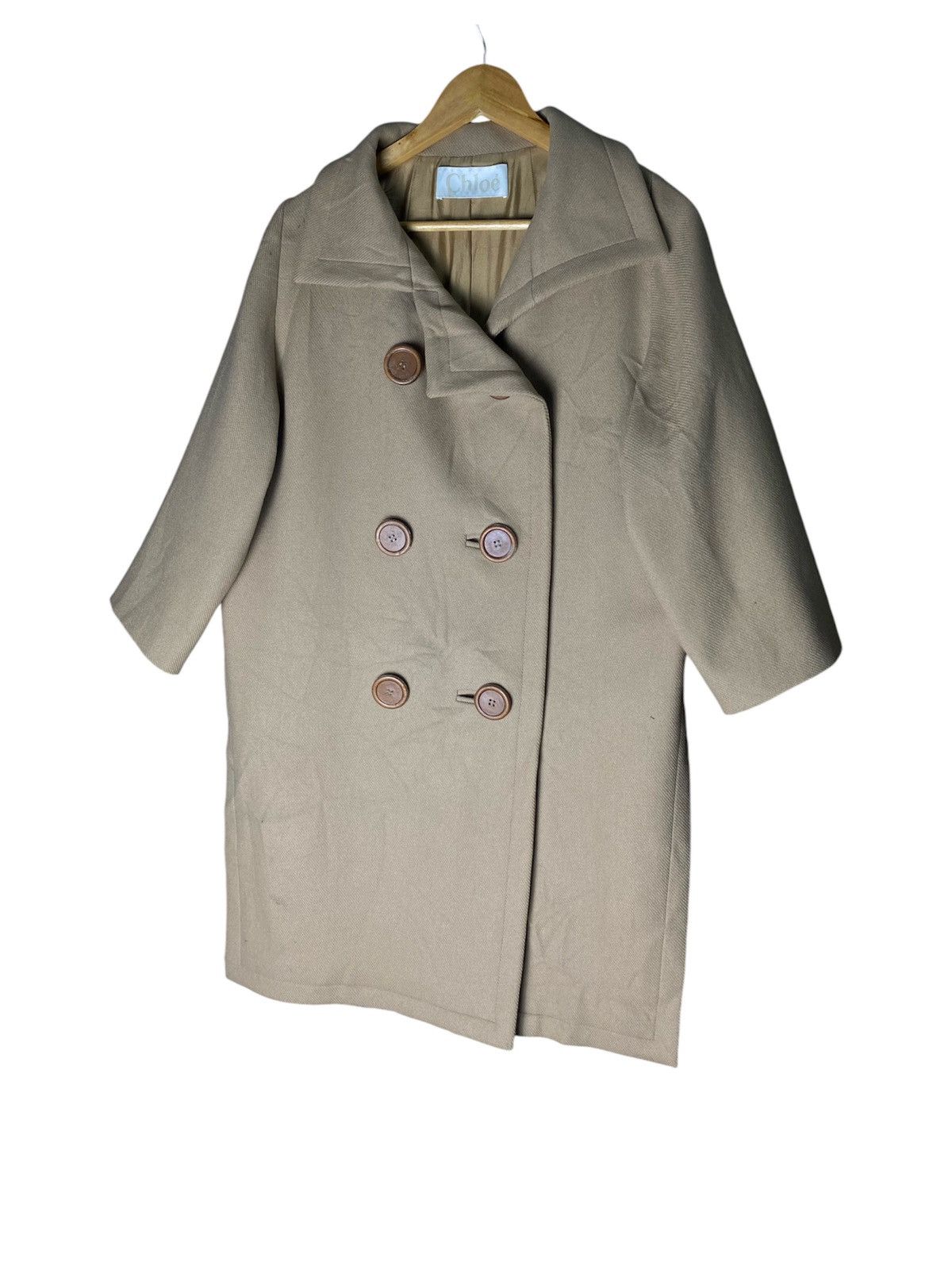 Chloe × Vintage Vintage Chloe Wool Trench Coats Size M / US 6-8 / IT 42-44 - 2 Thumbnail