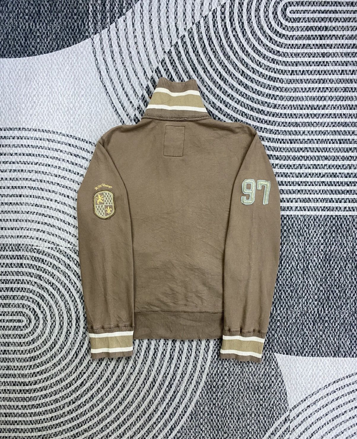 Japanese Brand Vintage Kissmark Big Spellout Patches Fullzip Jacket Size US M / EU 48-50 / 2 - 4 Thumbnail