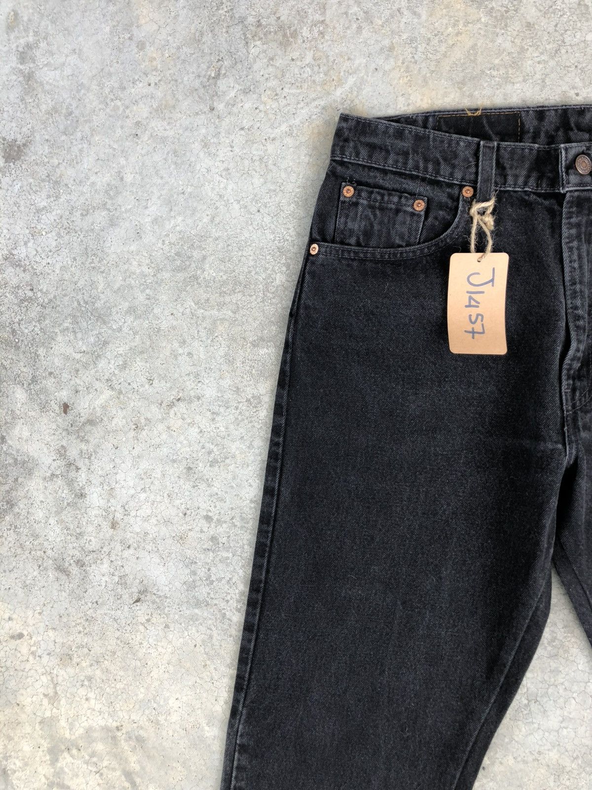 Levi's Vintage 90s Levis 550 Distressed Jeans Baggy Distressed Size US 32 / EU 48 - 3 Thumbnail