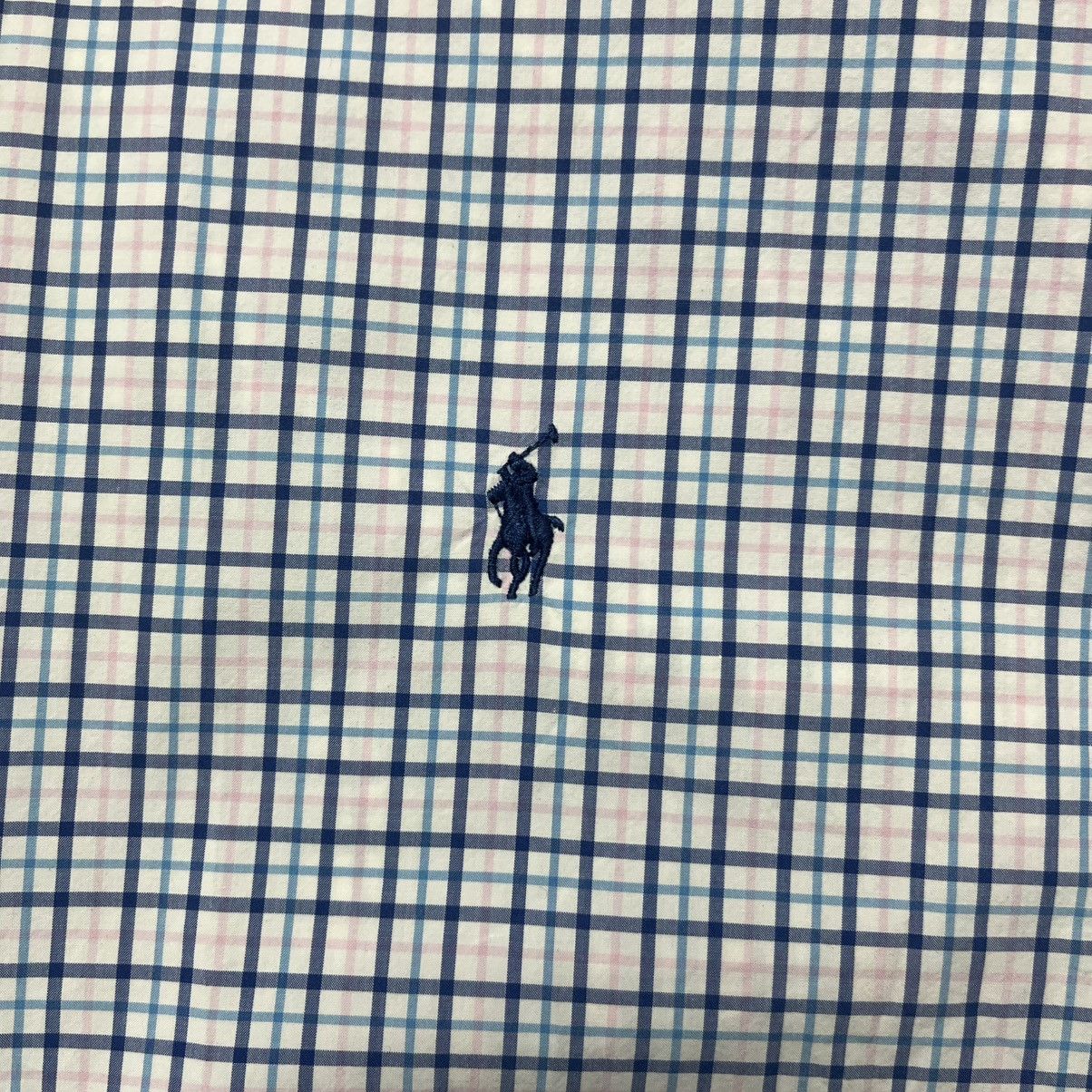 Polo Ralph Lauren × Vintage Ralph Lauren Checkered Shirt Button Down Short Sleeve Luxury Size US XXL / EU 58 / 5 - 3 Thumbnail