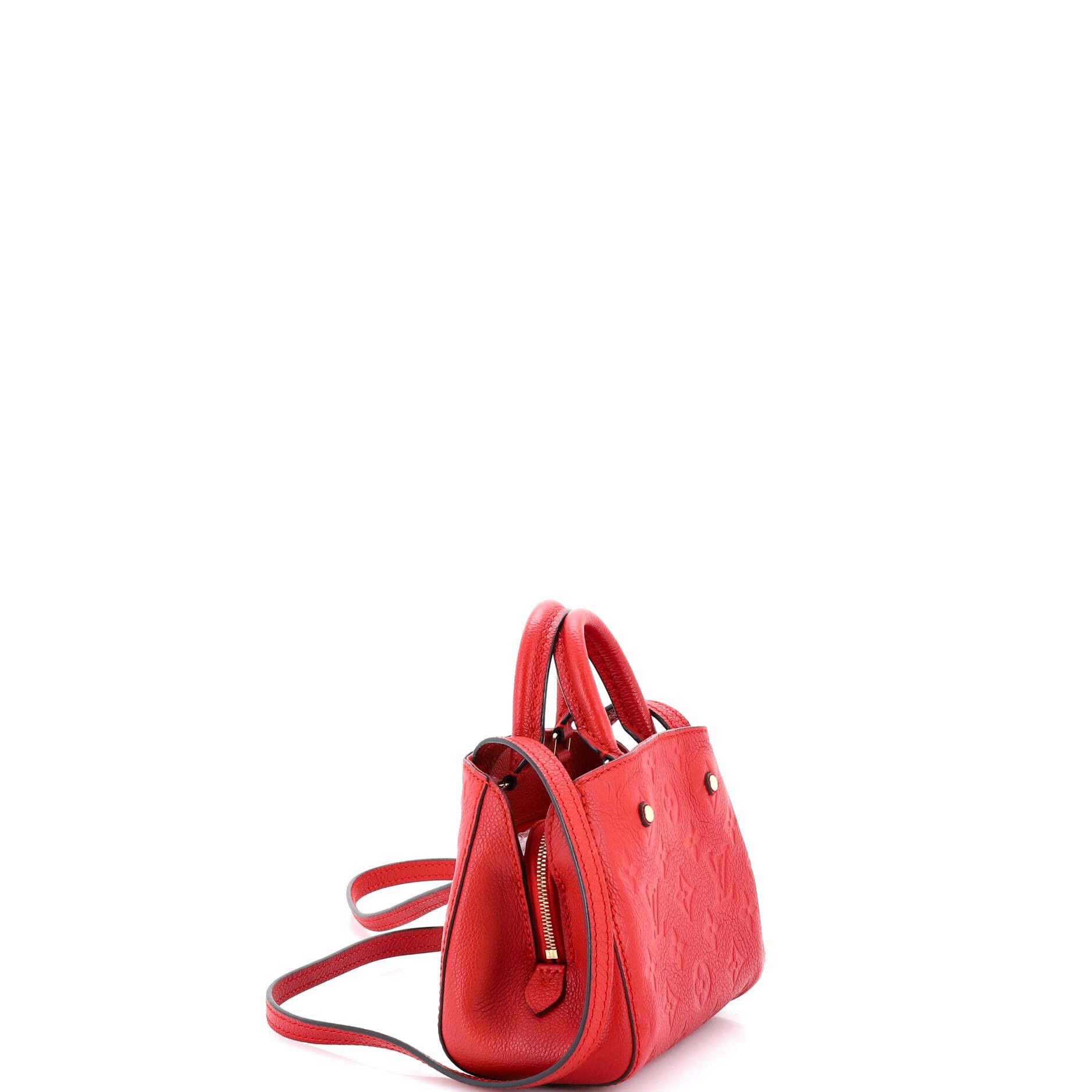 Louis Vuitton Montaigne Handbag Monogram Empreinte Leather Nano Size ONE SIZE - 1 Thumbnail