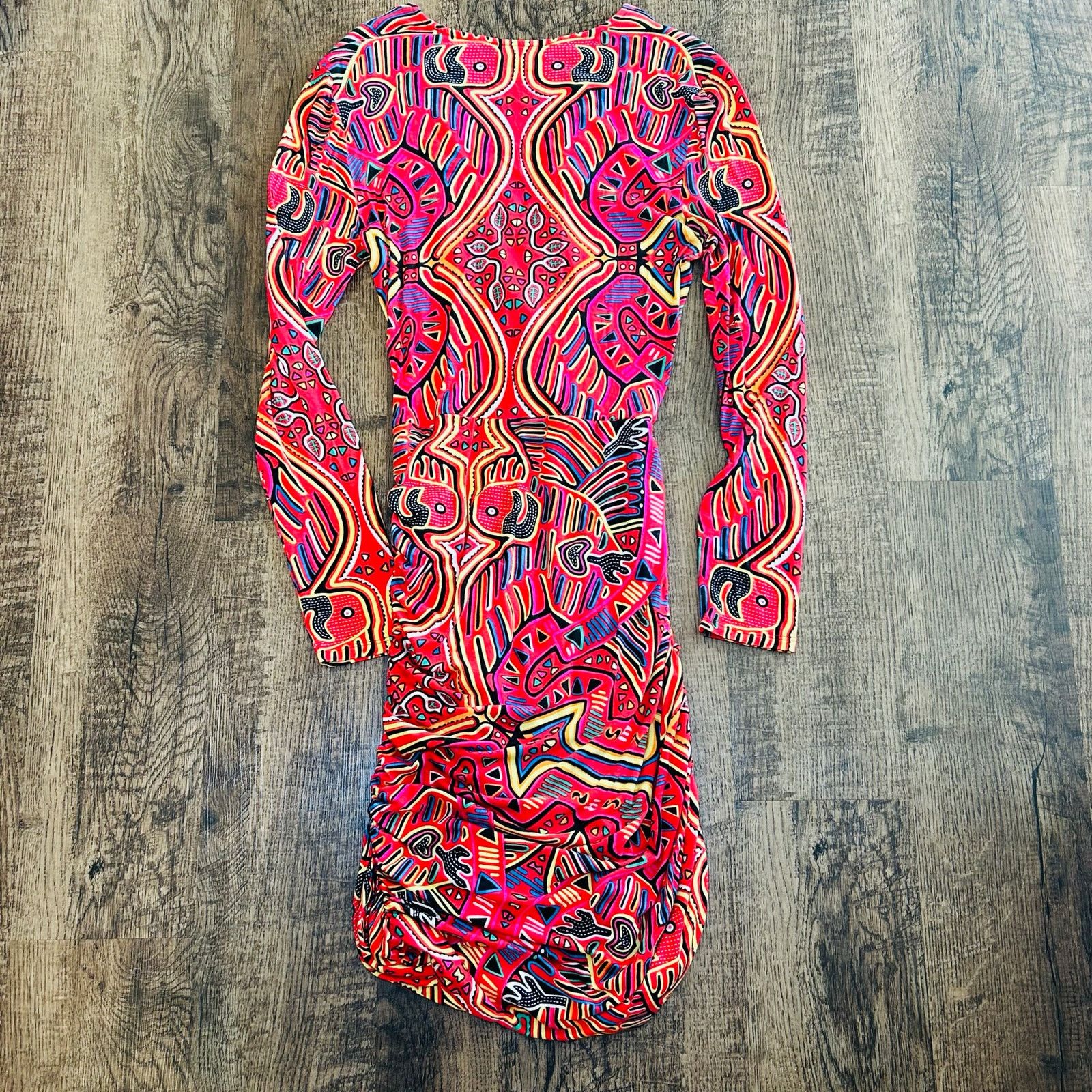 Mara Hoffman Mara Hoffman Dress All Over Tribal Print V-Neck Stetch Small Size S / US 4 / IT 40 - 5 Thumbnail