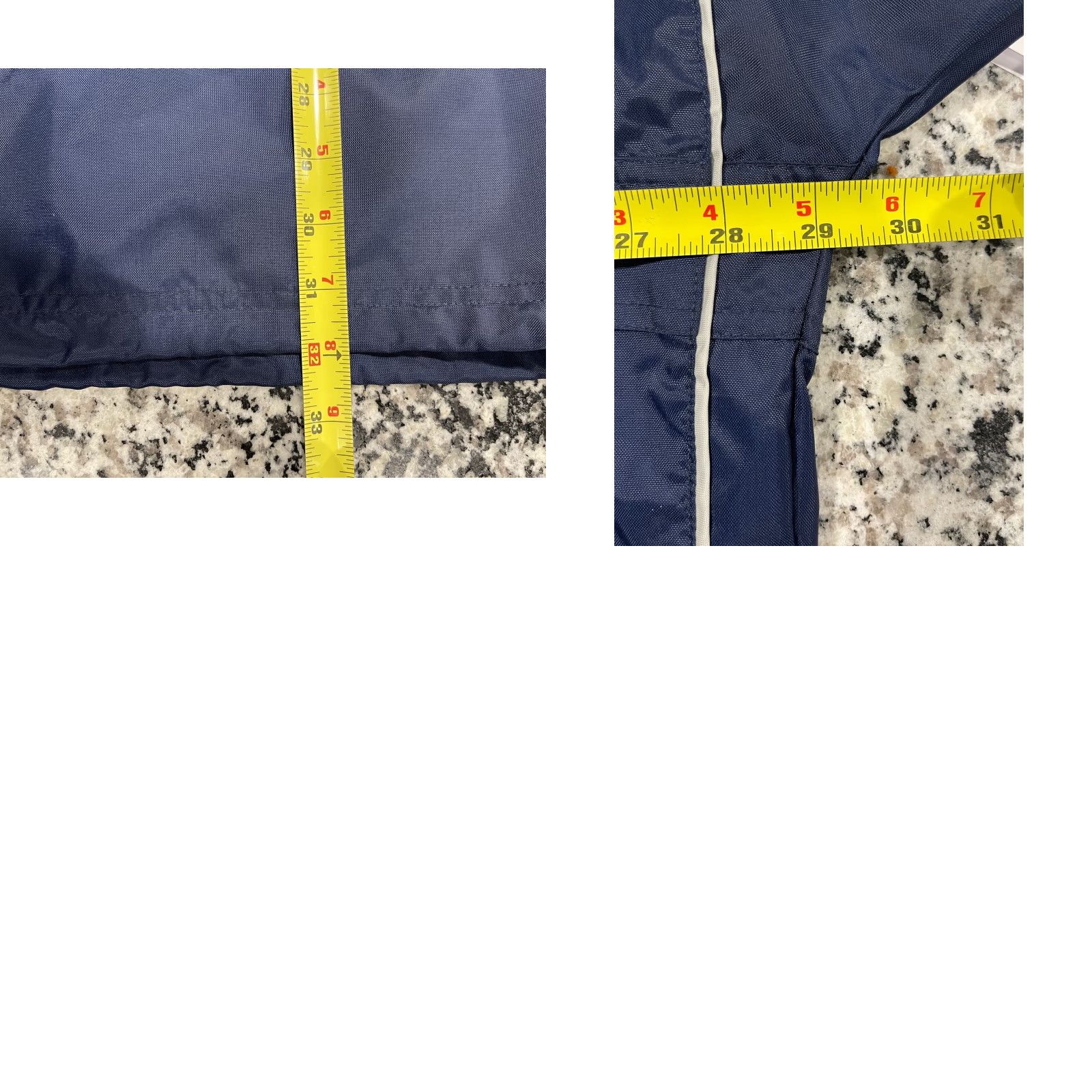 Nike NIKE Windbreaker Jacket GOLF Mens XL Navy Blue Kangaroo Pocket Hood 90s Full Zip Size US XL / EU 56 / 4 - 8 Thumbnail
