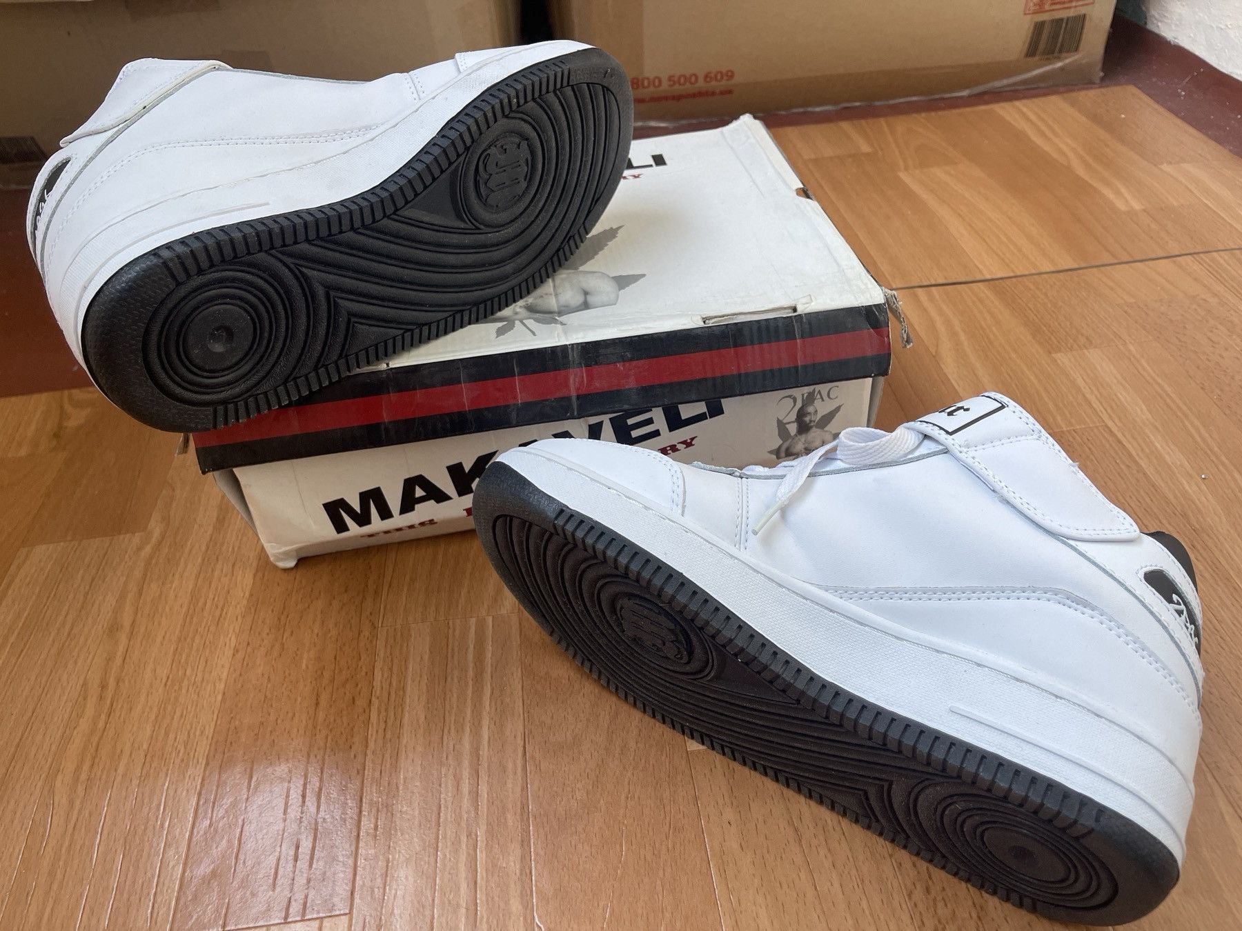 Makaveli MAKAVELI Branded sneakers, 2Pac shoes, Hi Top vintage US 9 Size US 9 / EU 42 - 11 Thumbnail