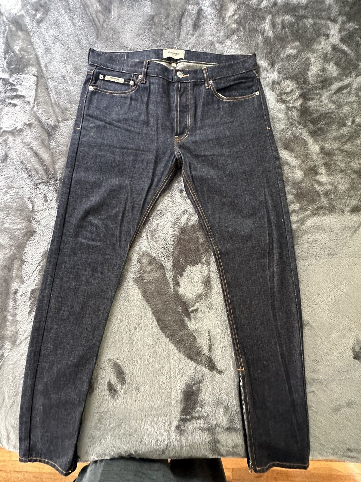 image of Essentials Jeans- Size 34 in Blue, Men's