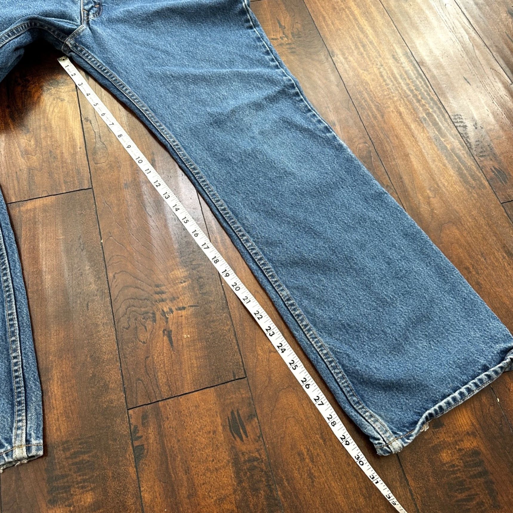 Levi's Levi's 517 Jeans Bootcut 90s Vintage USA Orange Tab Blue 38x32 Slim 5-Pocket Denim Adults Mens Size US 38 / EU 54 - 3 Thumbnail