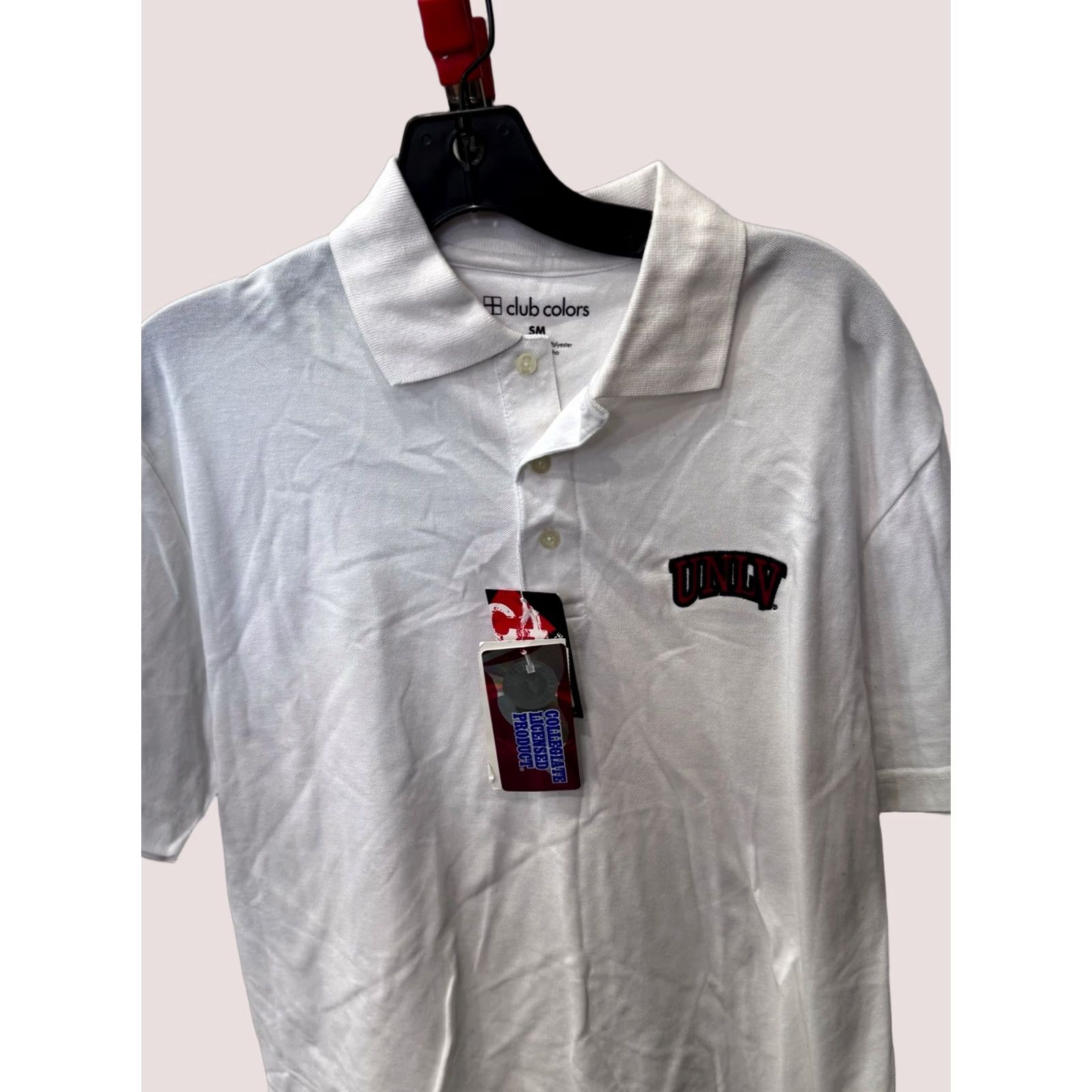 Vintage UNLV Rebels Licensed POLO SHIRT NWT Small S Adult Mens Size US S / EU 44-46 / 1 - 1 Thumbnail