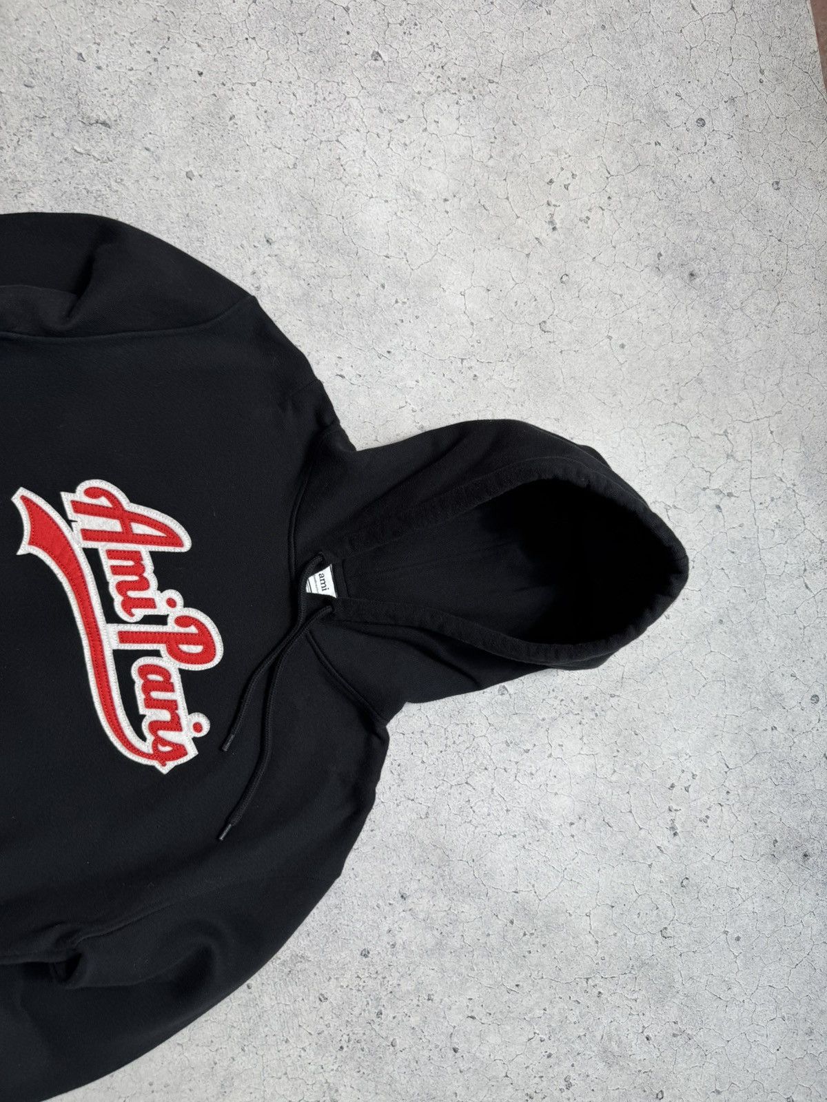 AMI Ami Paris Luxury Big Logo Hoodie Black Size US M / EU 48-50 / 2 - 5 Thumbnail